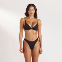 Comfort Triangle Bralette - Schwarz