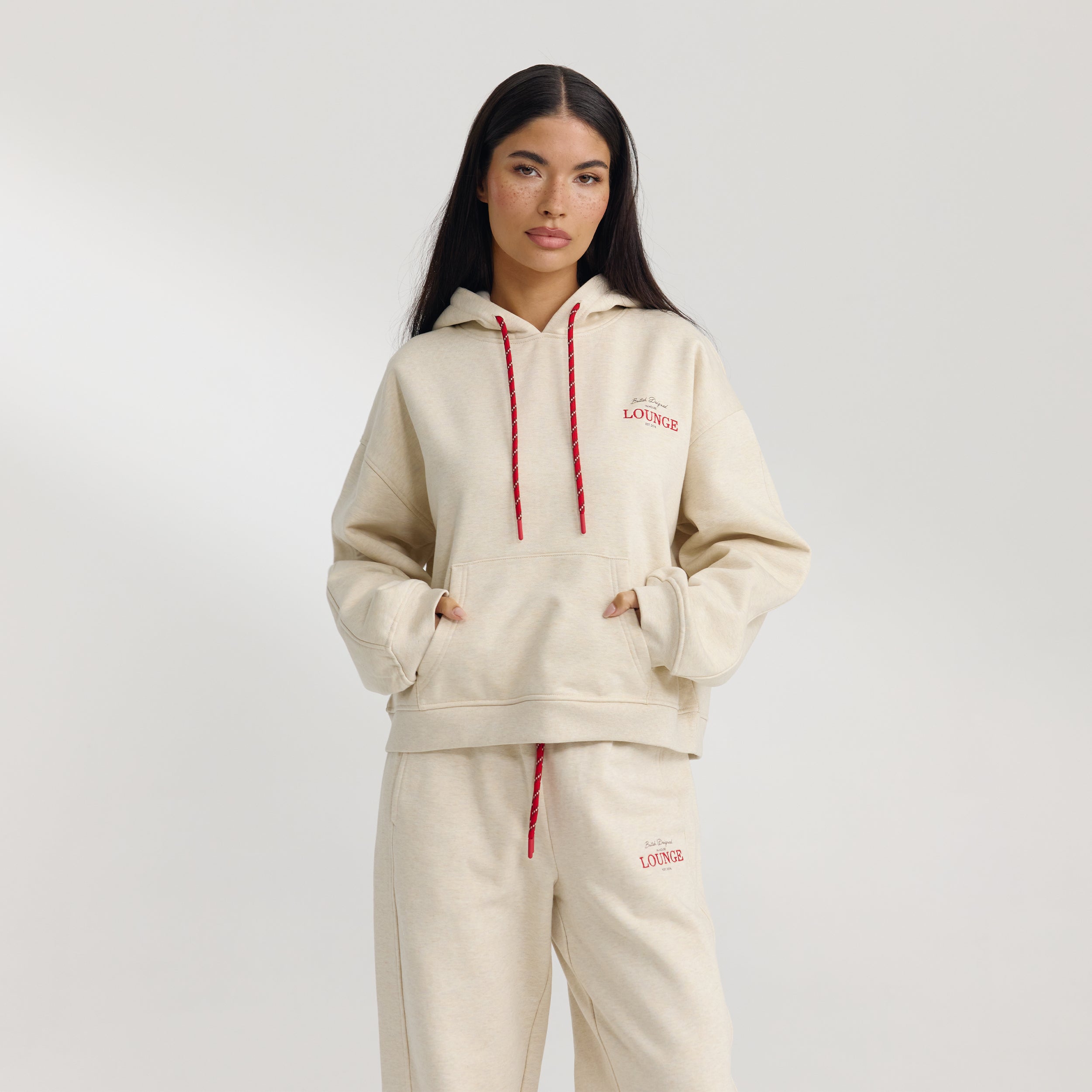 Oversized Hoodie - Haferflocken alternate