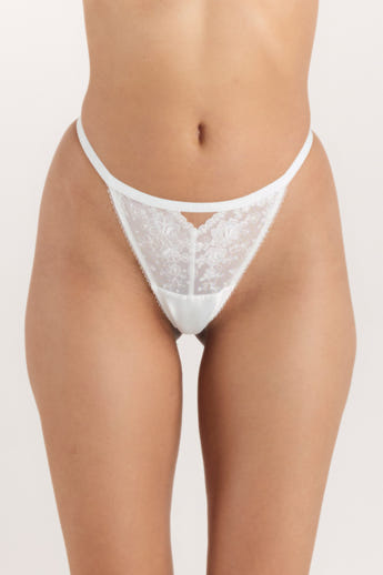 Flirt G-String - Weiss