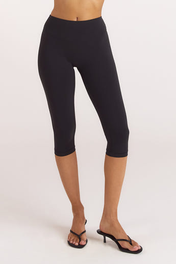 ContourSoft Capri-Leggings - Schwarz