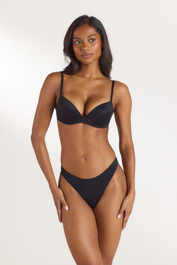 PillowSoft™ BH mit Hohem Push-Up - Schwarz