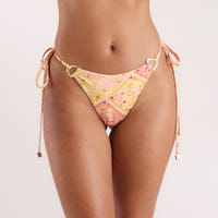 Celestial Tie-Side Bikini-String - Himmelsmuster