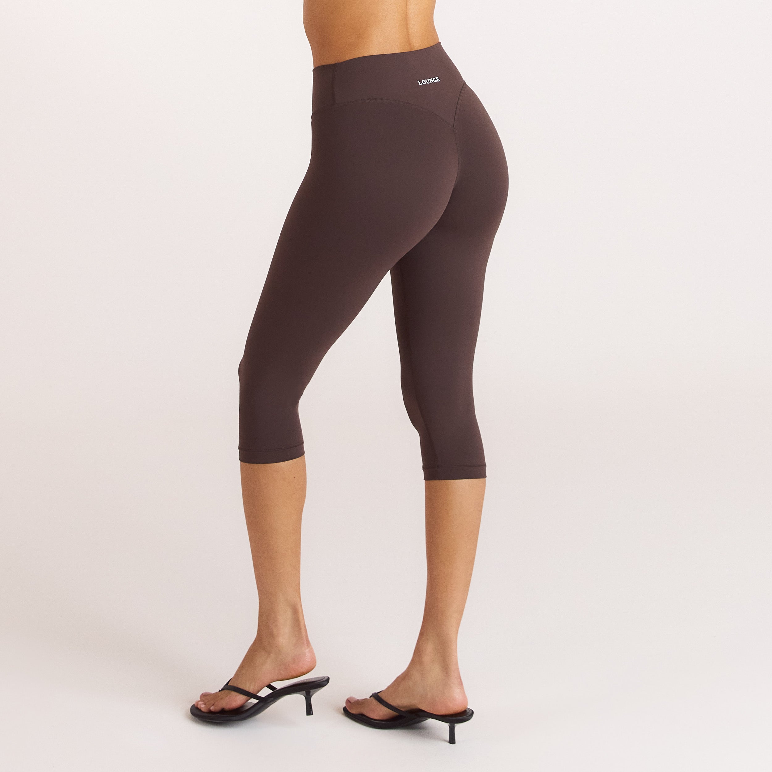 ContourSoft Capri-Leggings - Dunkle Schokolade