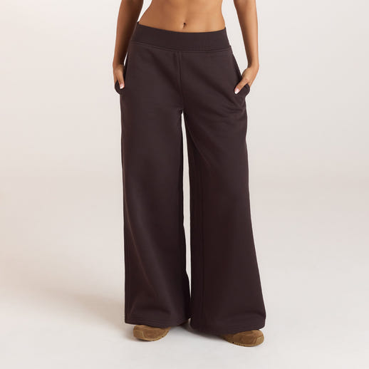 Joggers mit Geradem-Bein - Dunkle Schokolade