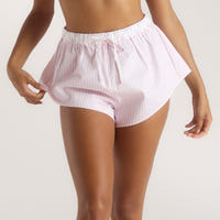 Bloom & Stripe Pyjamashort - Rosa