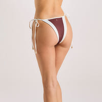 Monaco Tie-Side Bikini-Slip - Pflaume
