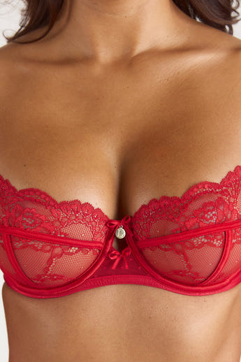 Adelyn Balcony BH - Erdbeermarmelade