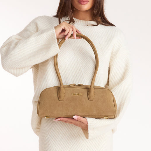 Averi Schultertasche - Taupe