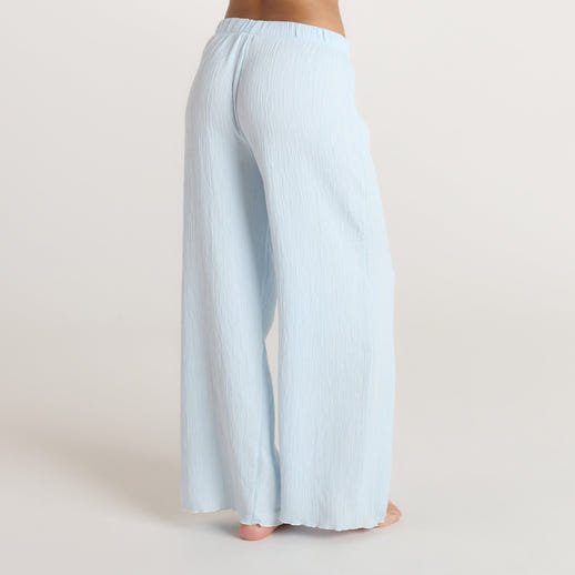 Crinkle Pyjamahose - Blau alternate