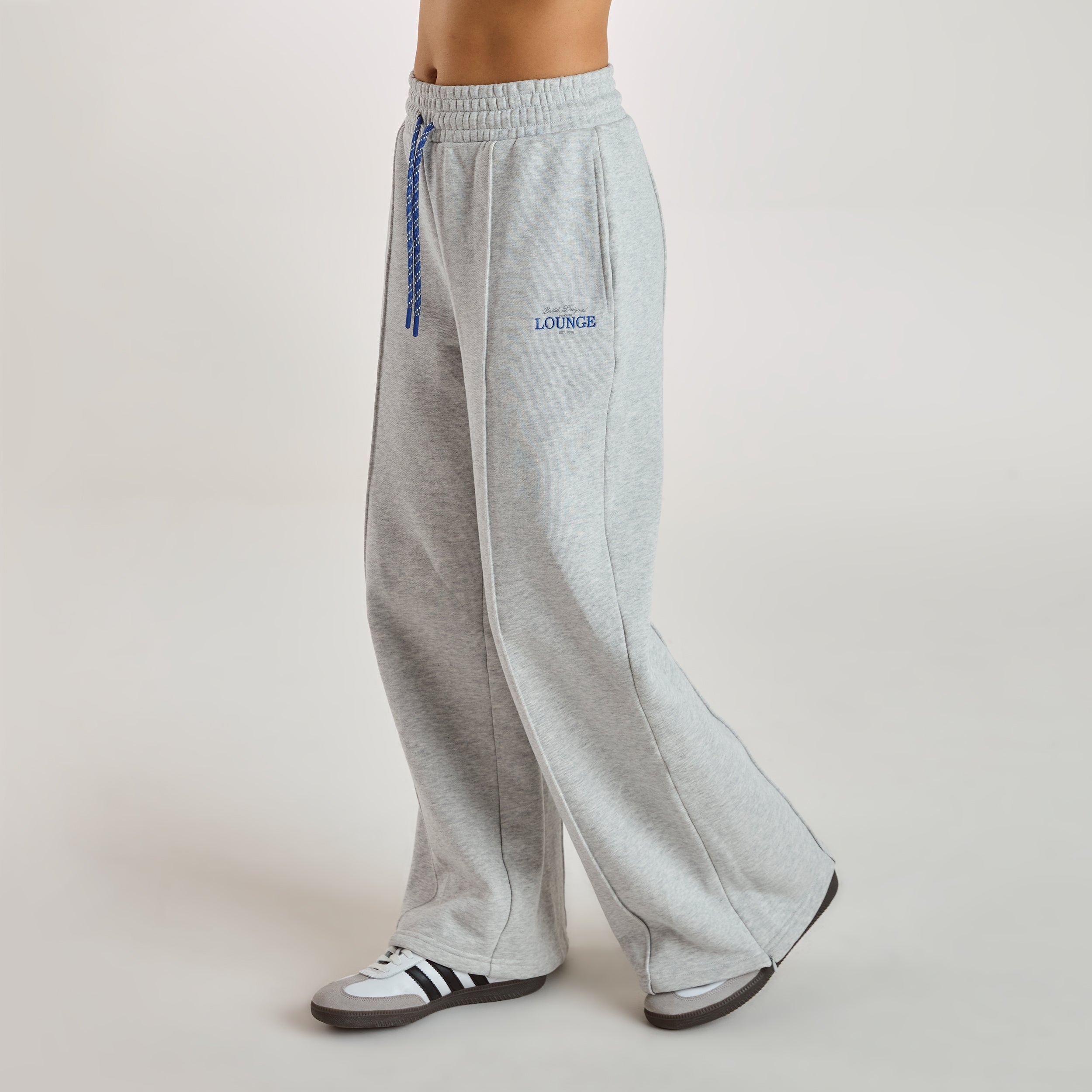 Weite Jogginghose - Grauer Melange alternate