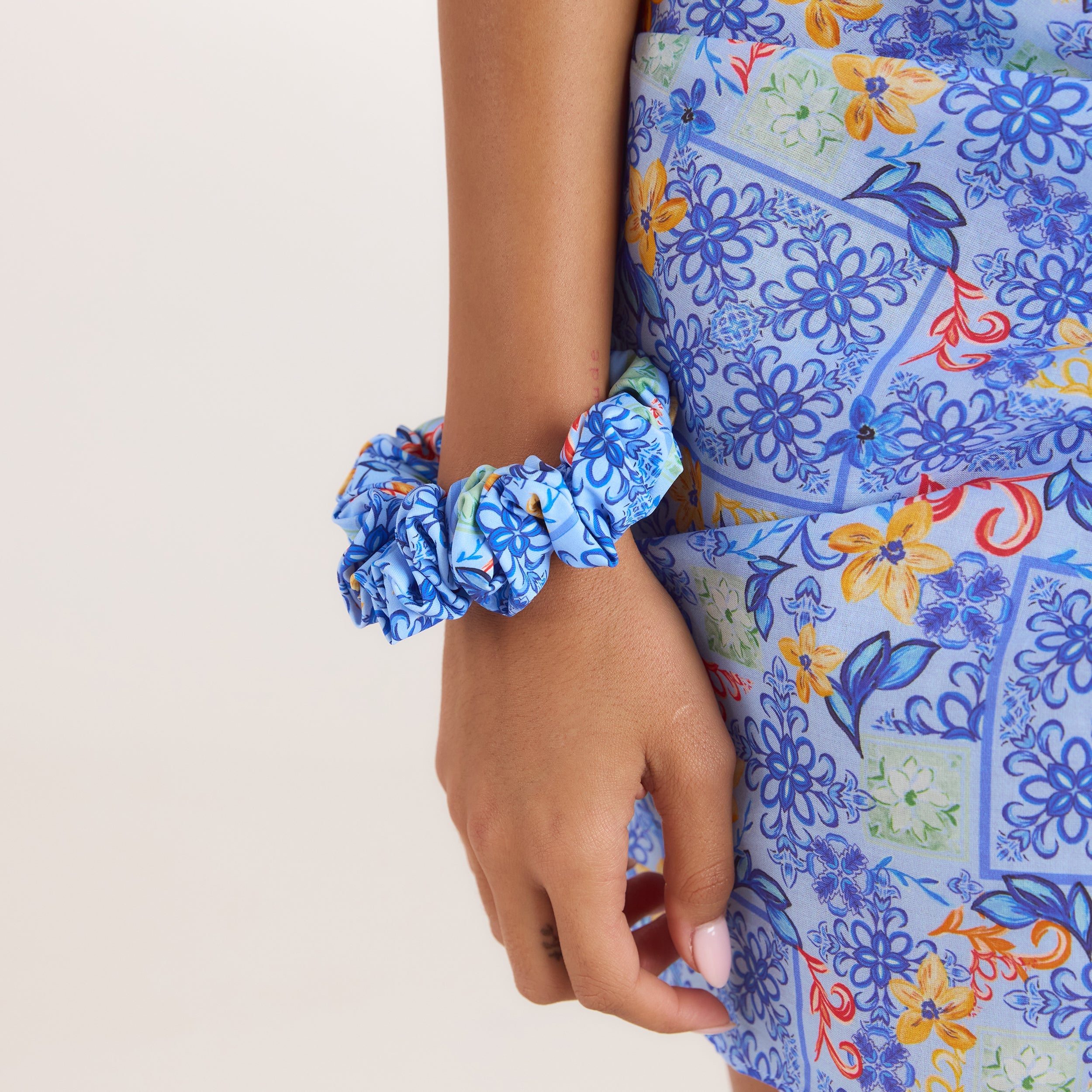 Mosaic Haargummi | Mosaic Haargummi - Blau-Druck