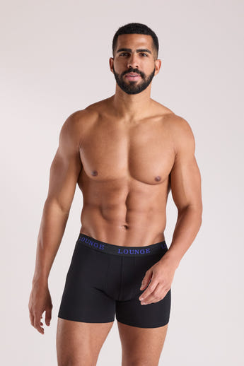 Everyday Herren-Boxer (3er Paket) - Ganz Schwarz alternate