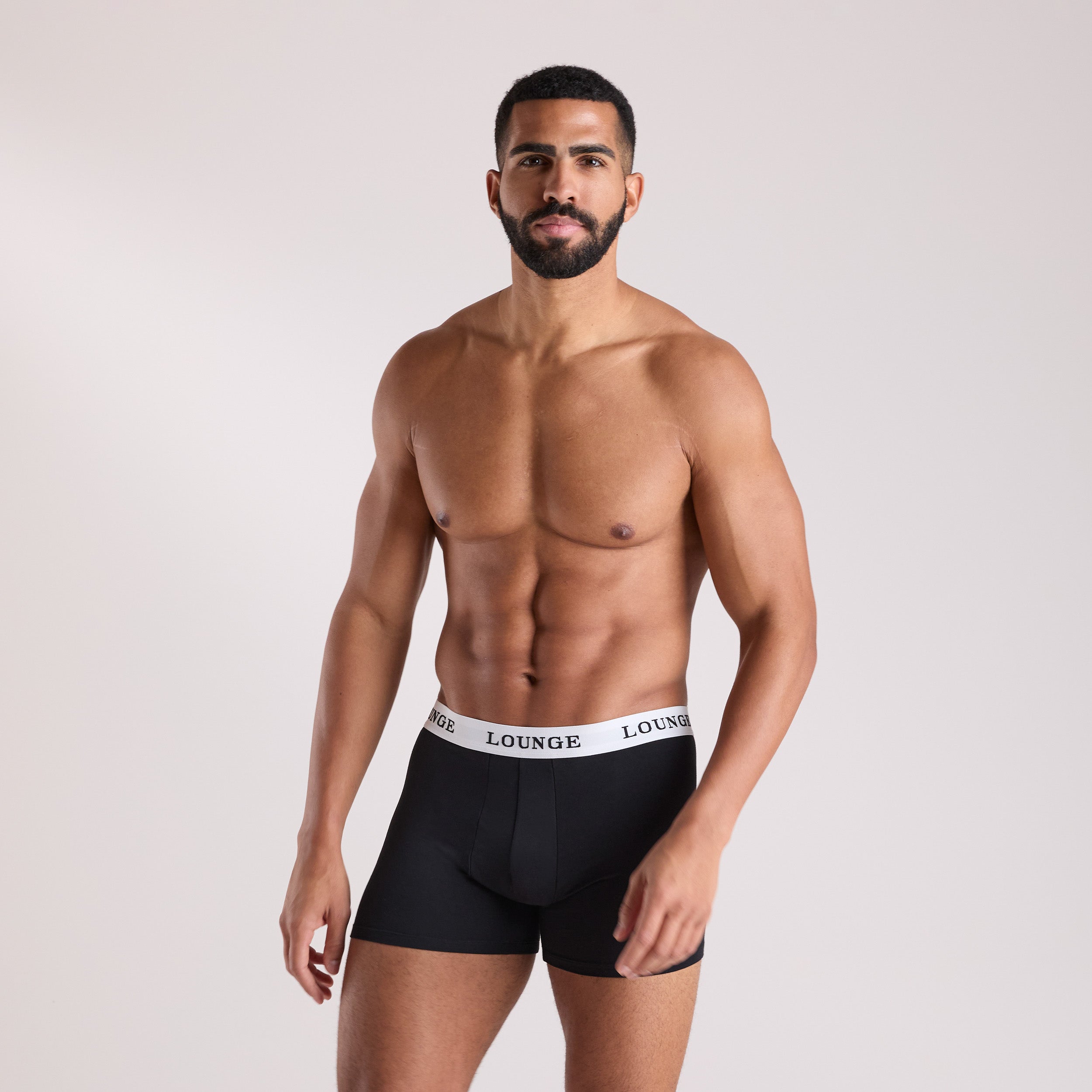 Everyday Herren-Boxer (3er Paket) - Schwarz Multi alternate