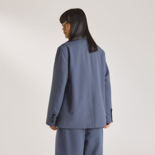 Übergrosser Blazer - Blau alternate