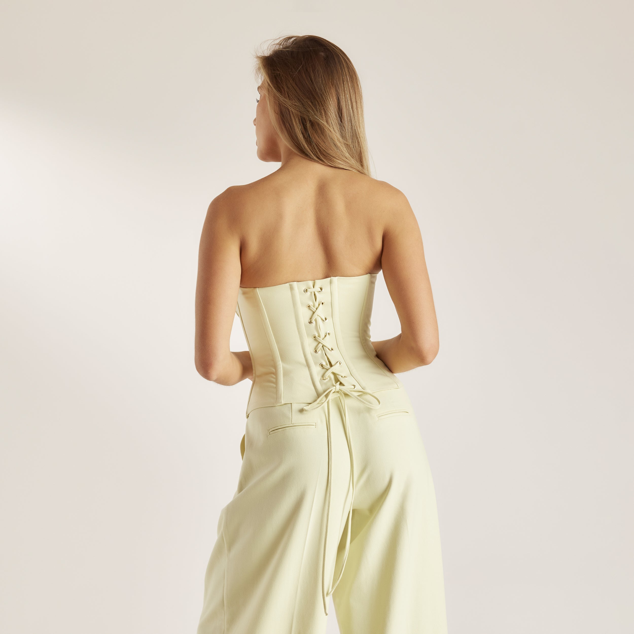 Bandeau Korsett-Oberteil - Buttermilch alternate