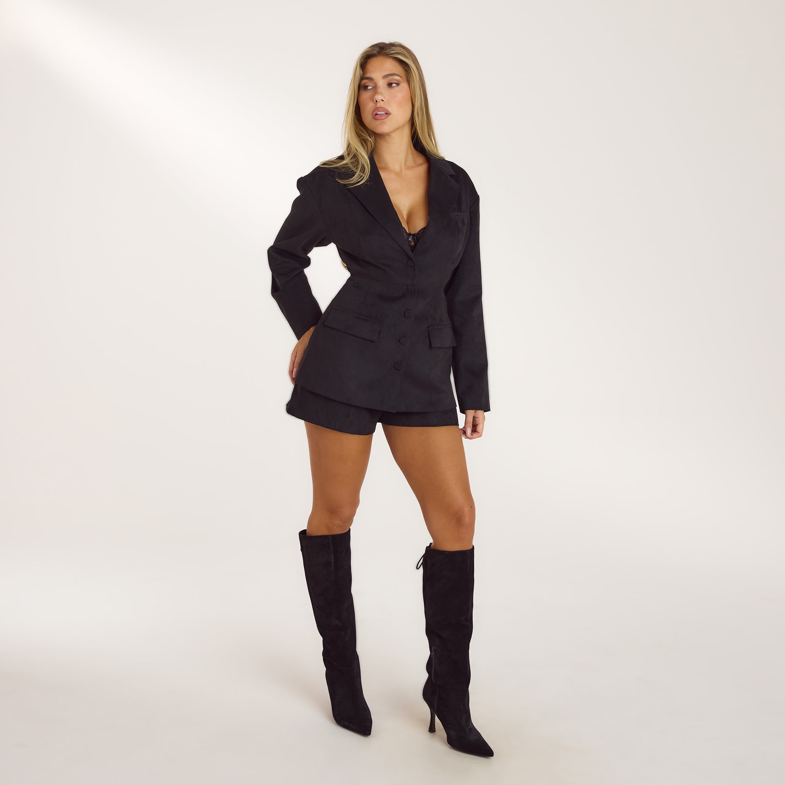 Wildledershorts | Wildledershorts - Schwarz