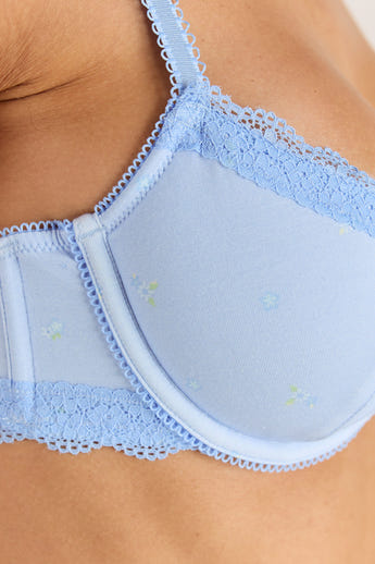 Daisy Plunge BH - Florales Blau alternate