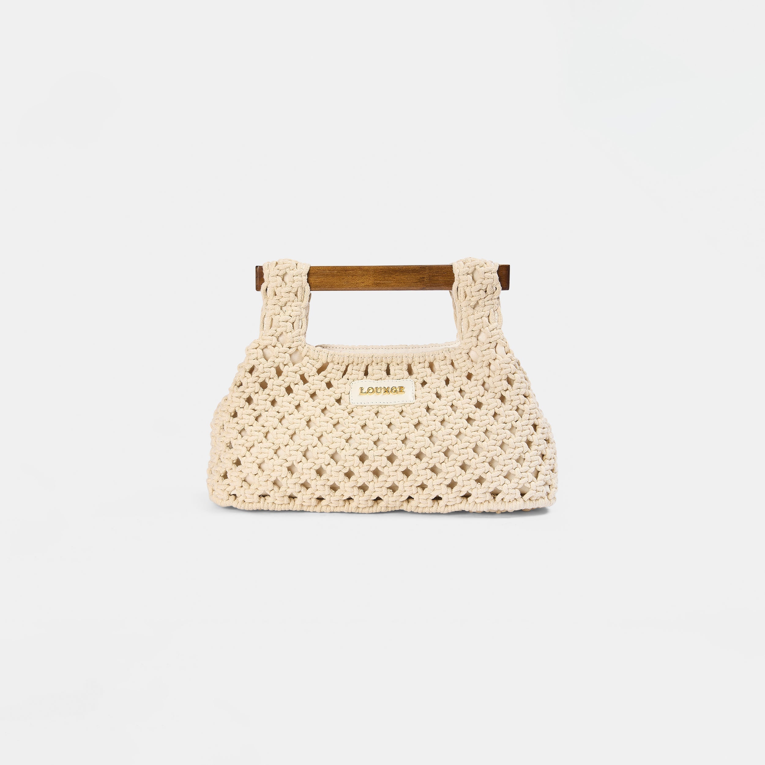 Clover Clutch | Clover Clutch - Crèmefarbe