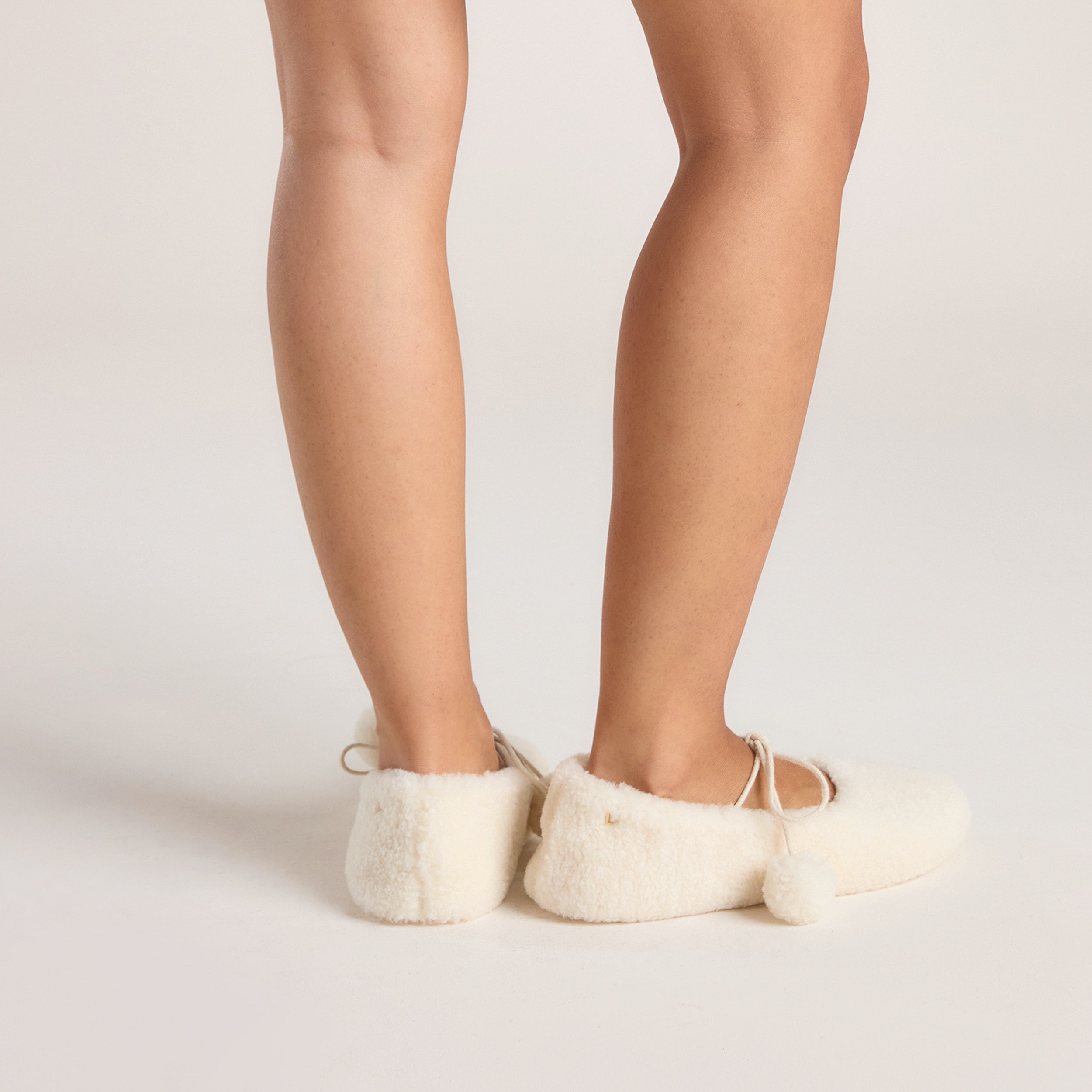 Poppy Ballet-Hausschuhe | Poppy Ballet-Hausschuhe - Ecru