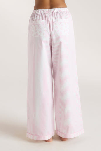 Bloom & Stripe Pyjamahose - Rosa alternate