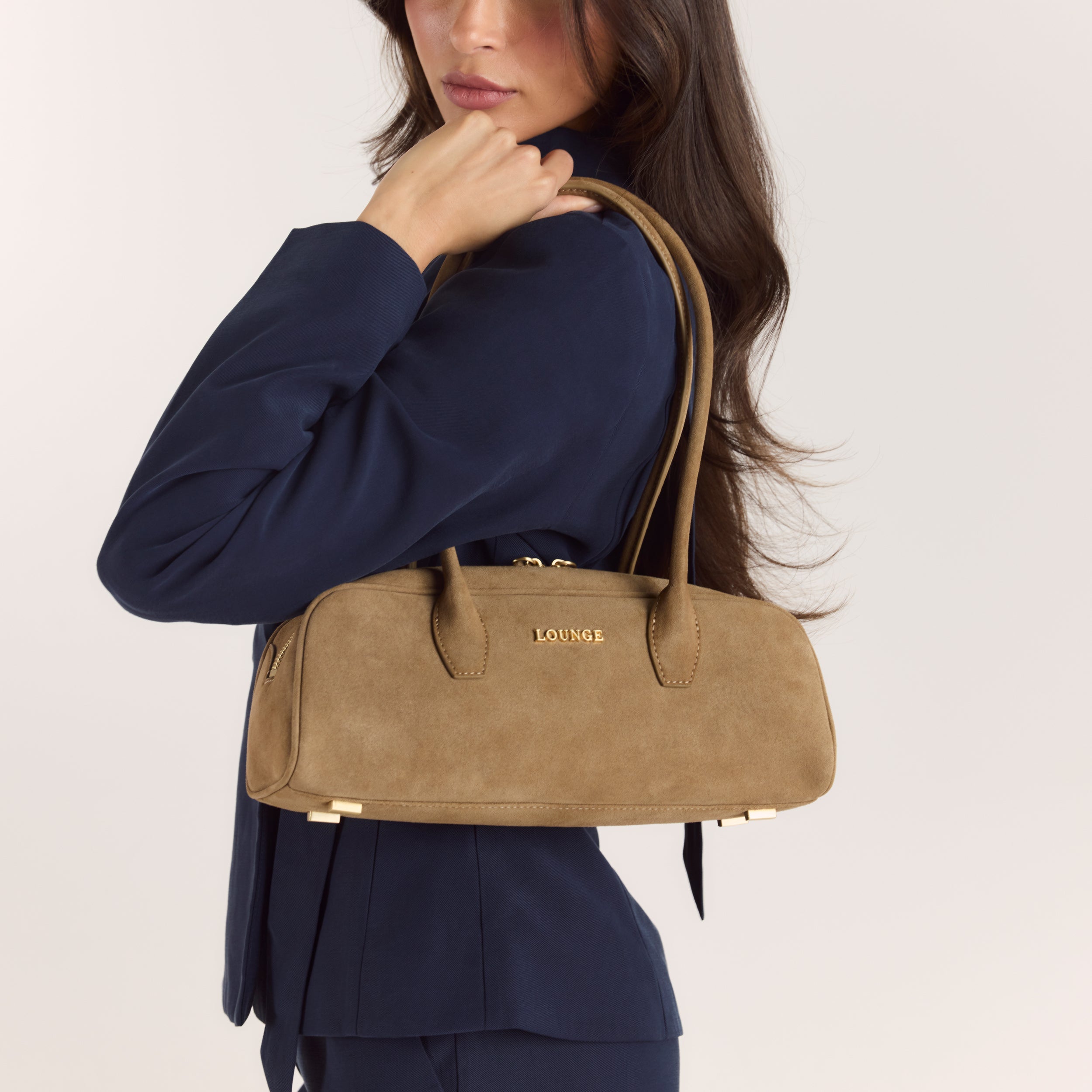 Averi Schultertasche - Taupe