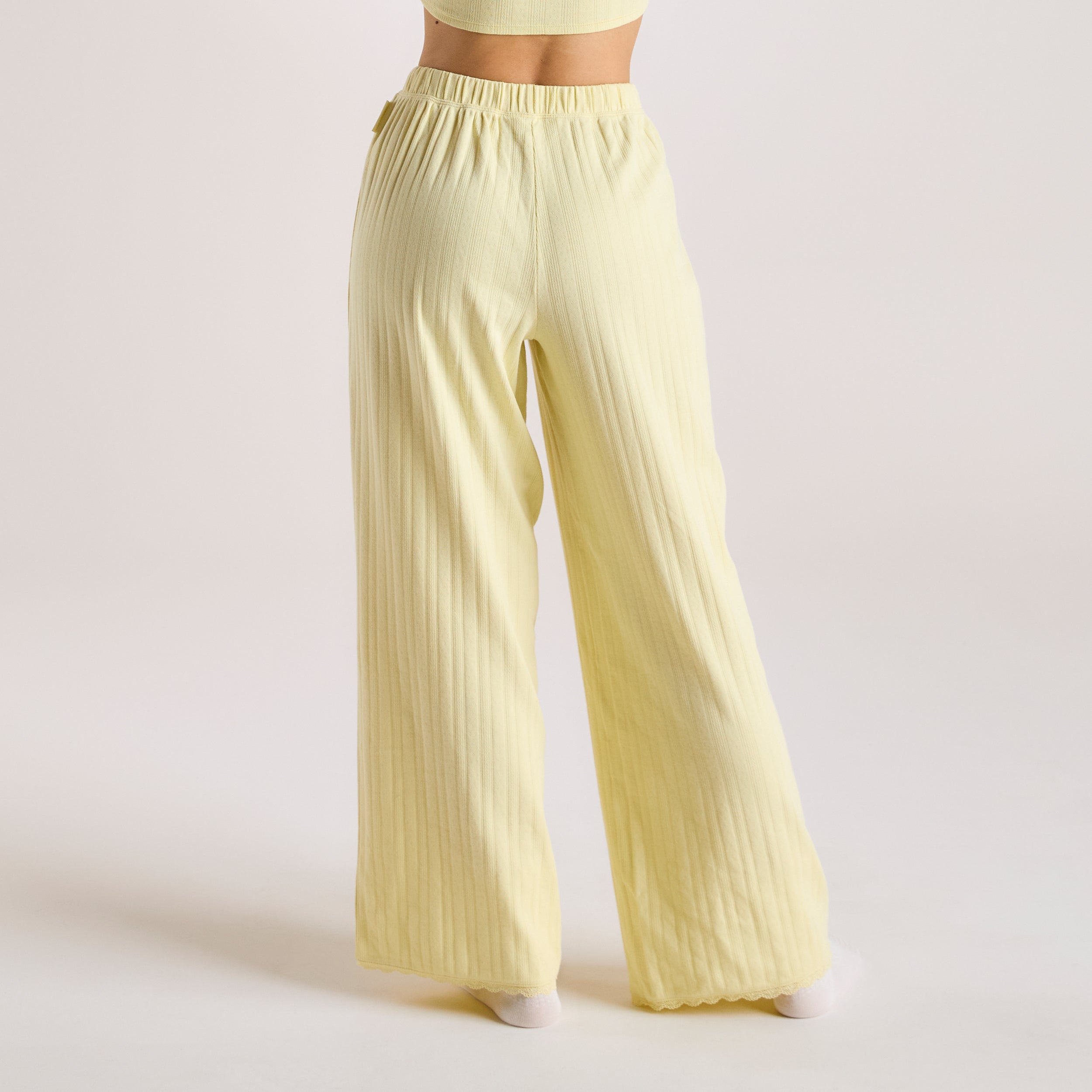 Pointelle Pyjama-Hosen | Pointelle Pyjama-Hosen - Butterblume