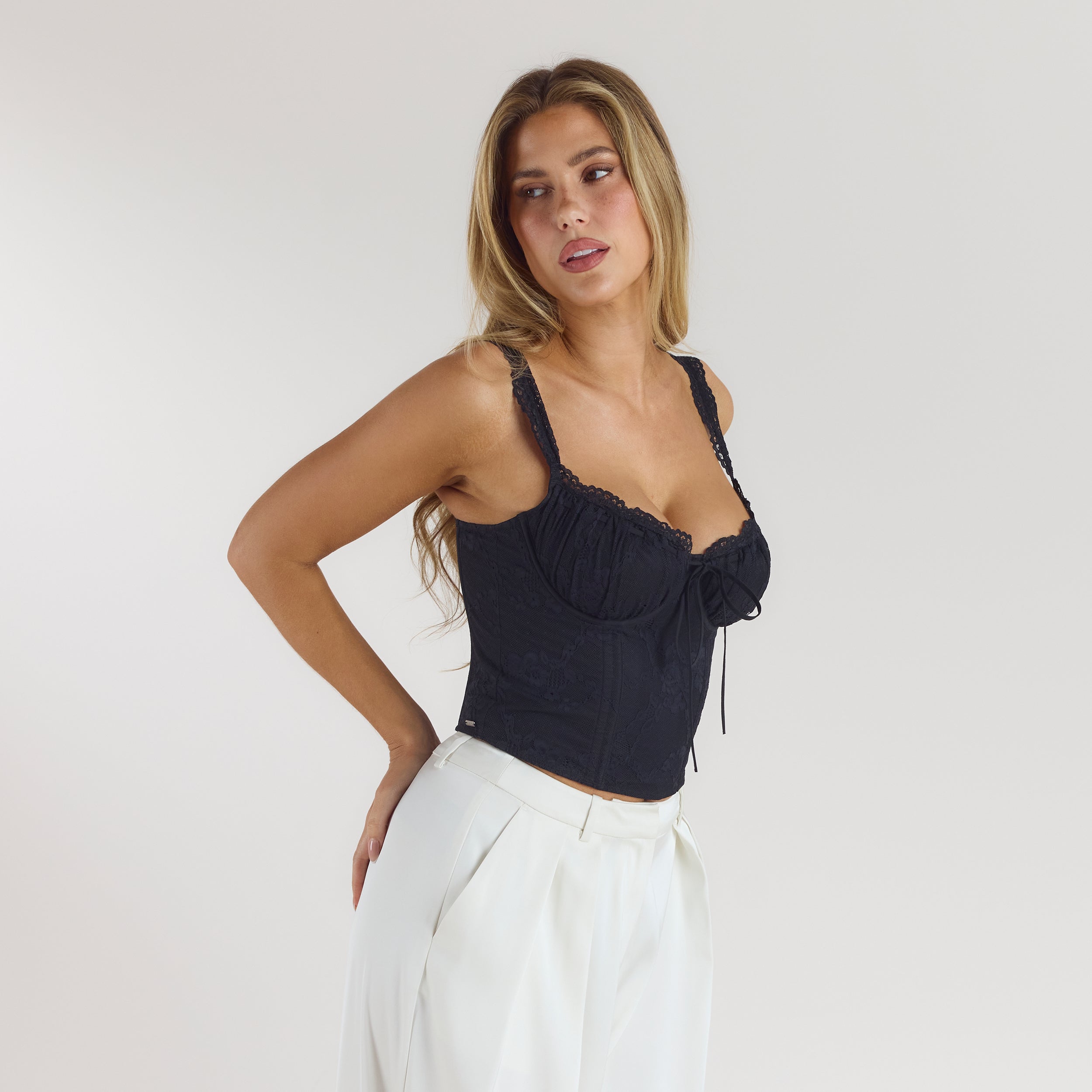 Blossom Korsett-Top | Blossom Korsett-Top - Schwarz