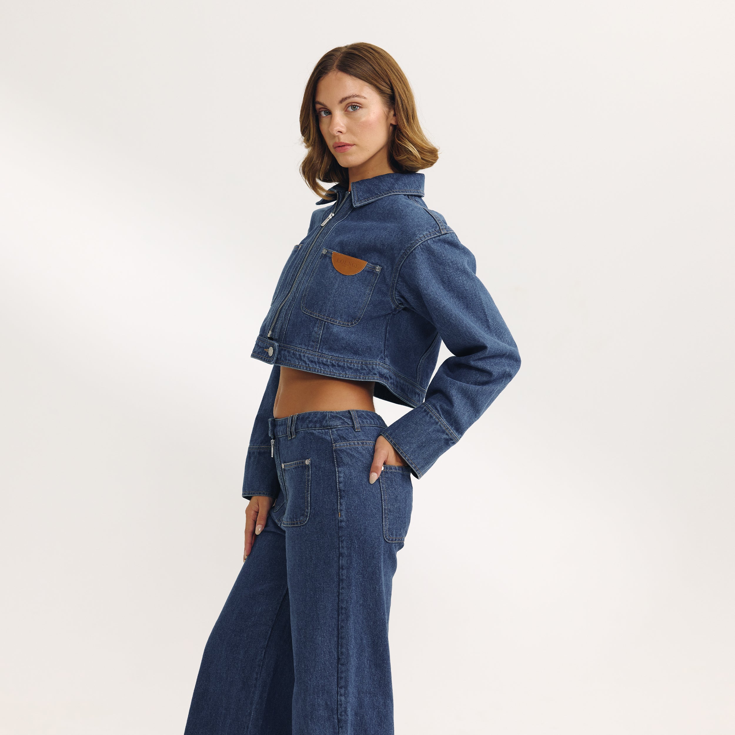 Oversize-Denimjacke | Oversize-Denimjacke - Blau