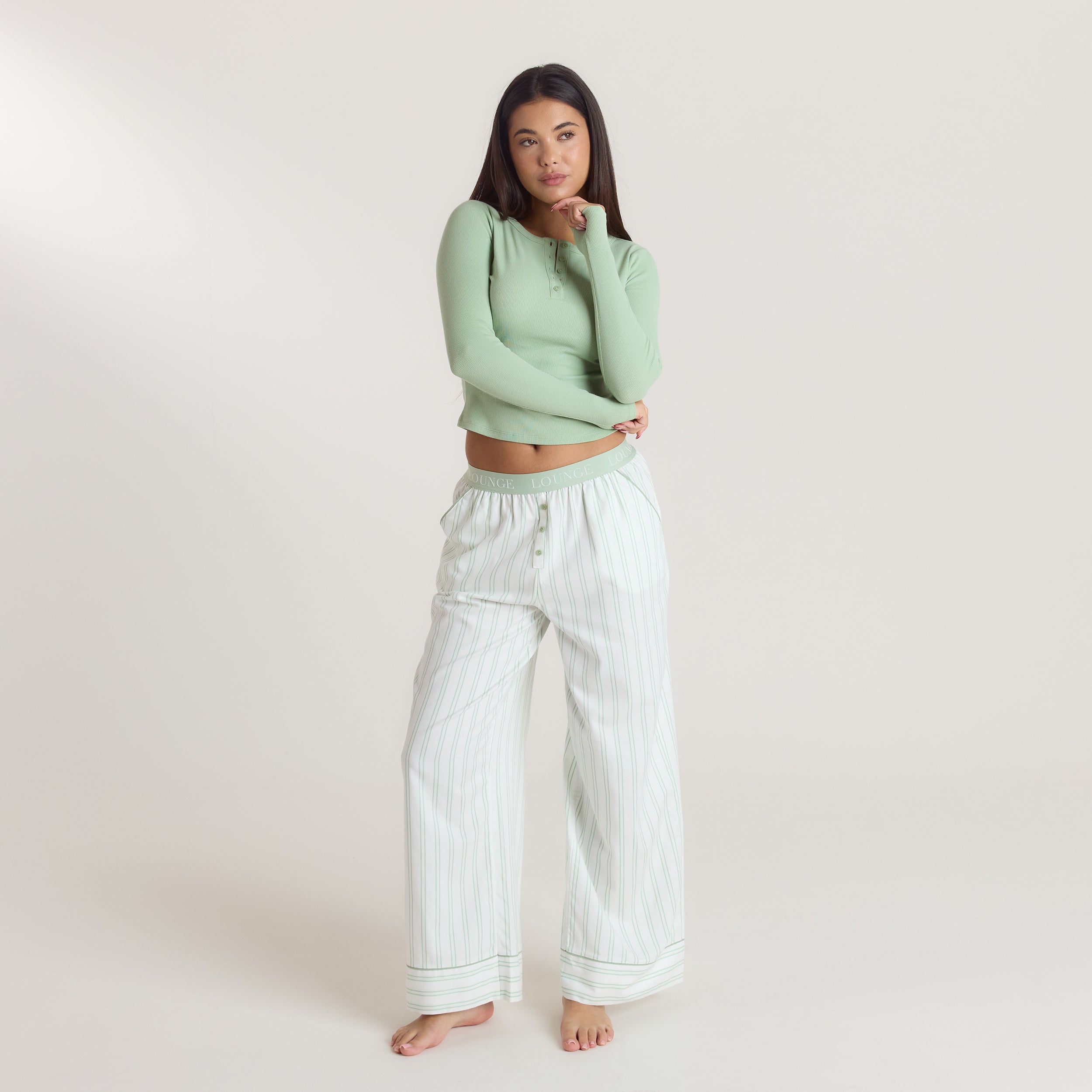 Mistletoe Pyjamahosen | Mistletoe Pyjamahosen - Salbei