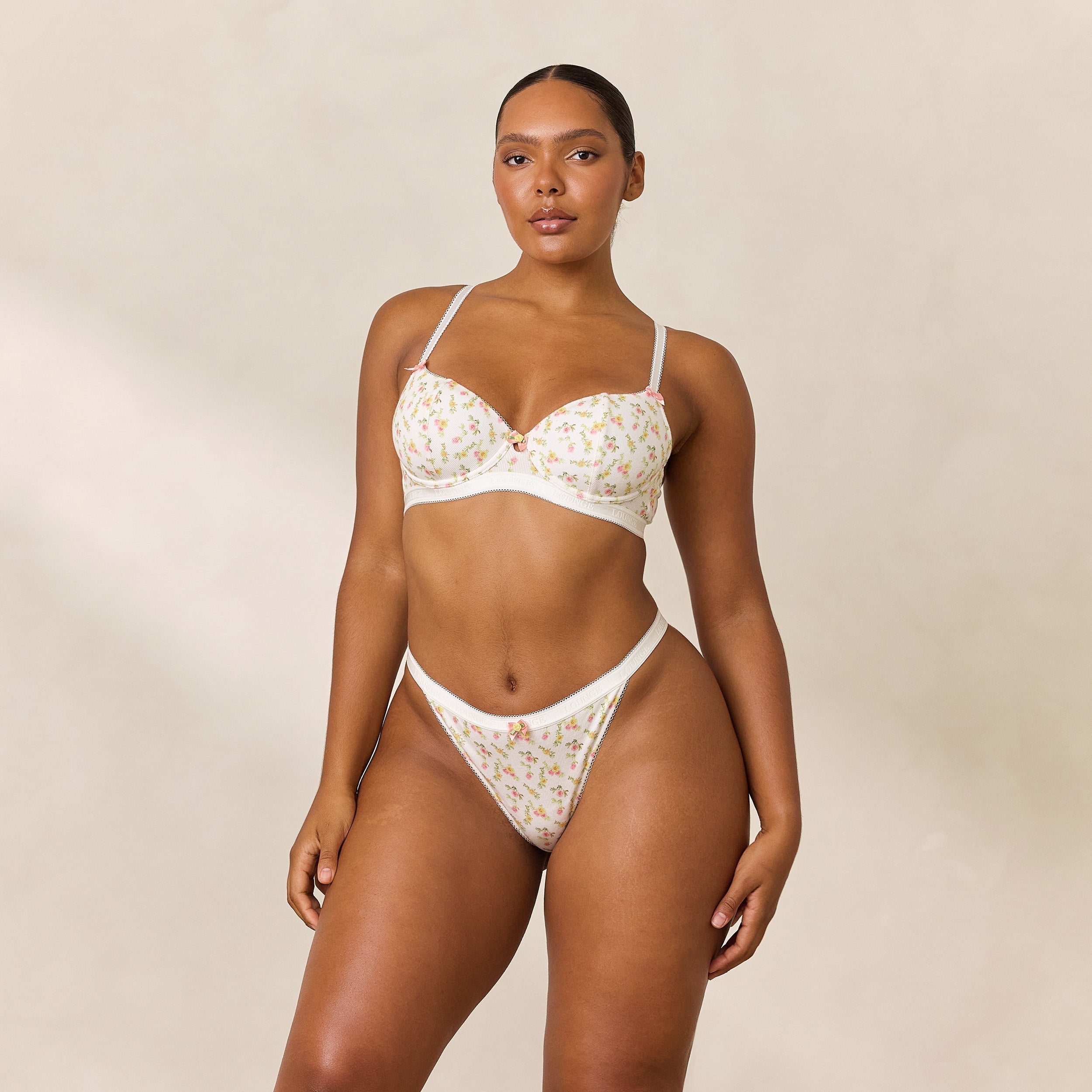 Rosebud Gerippter Balcony BH | Amber, 80D/L