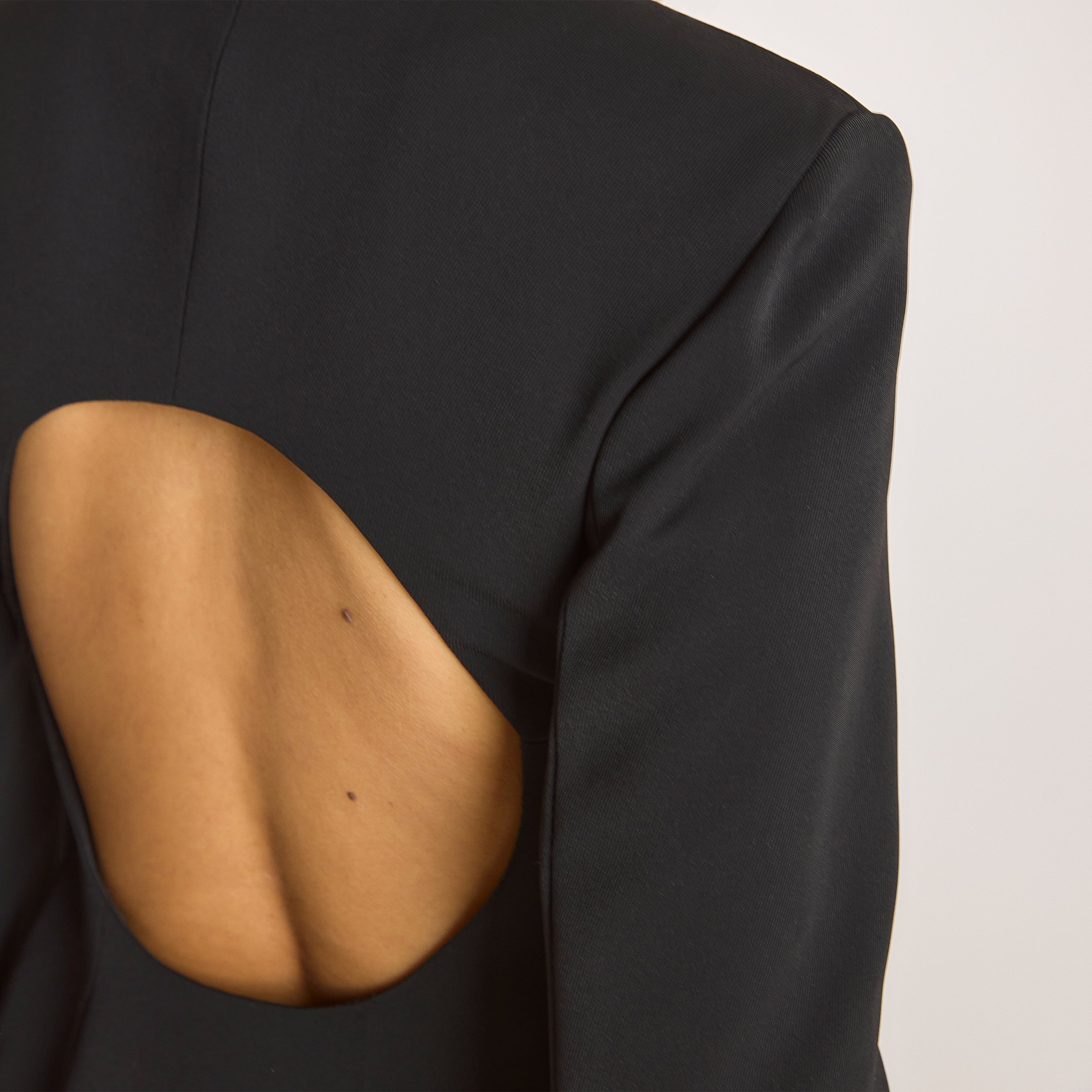 Strukturierter Kleid | Strukturierter Kleid - Black