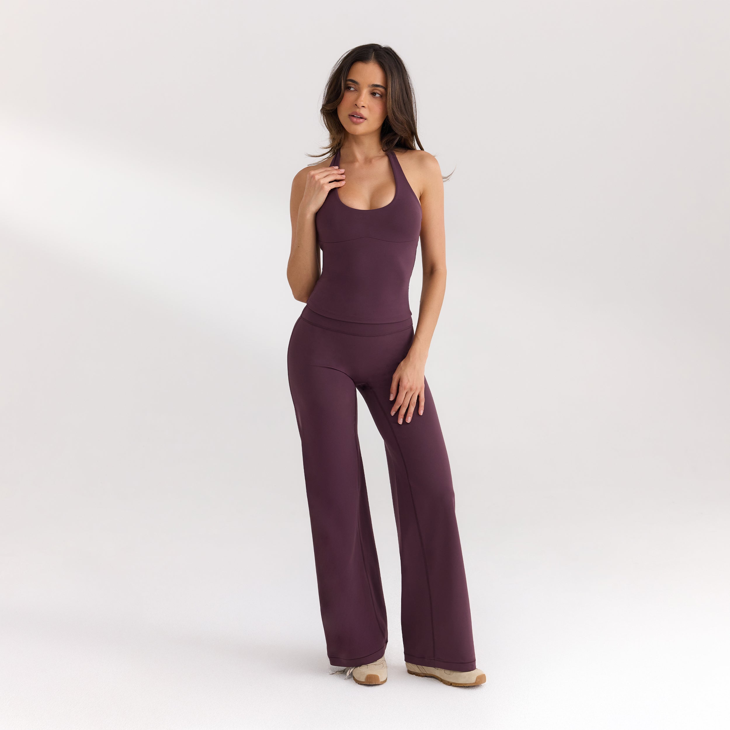 ContourSoft™ Gerade-Leggings | ContourSoft™ Gerade-Leggings - Kirschlack