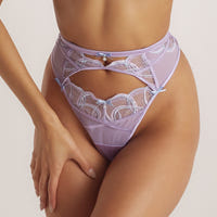 Celeste Intimates G-String & Suspender Belt - Frostflieder