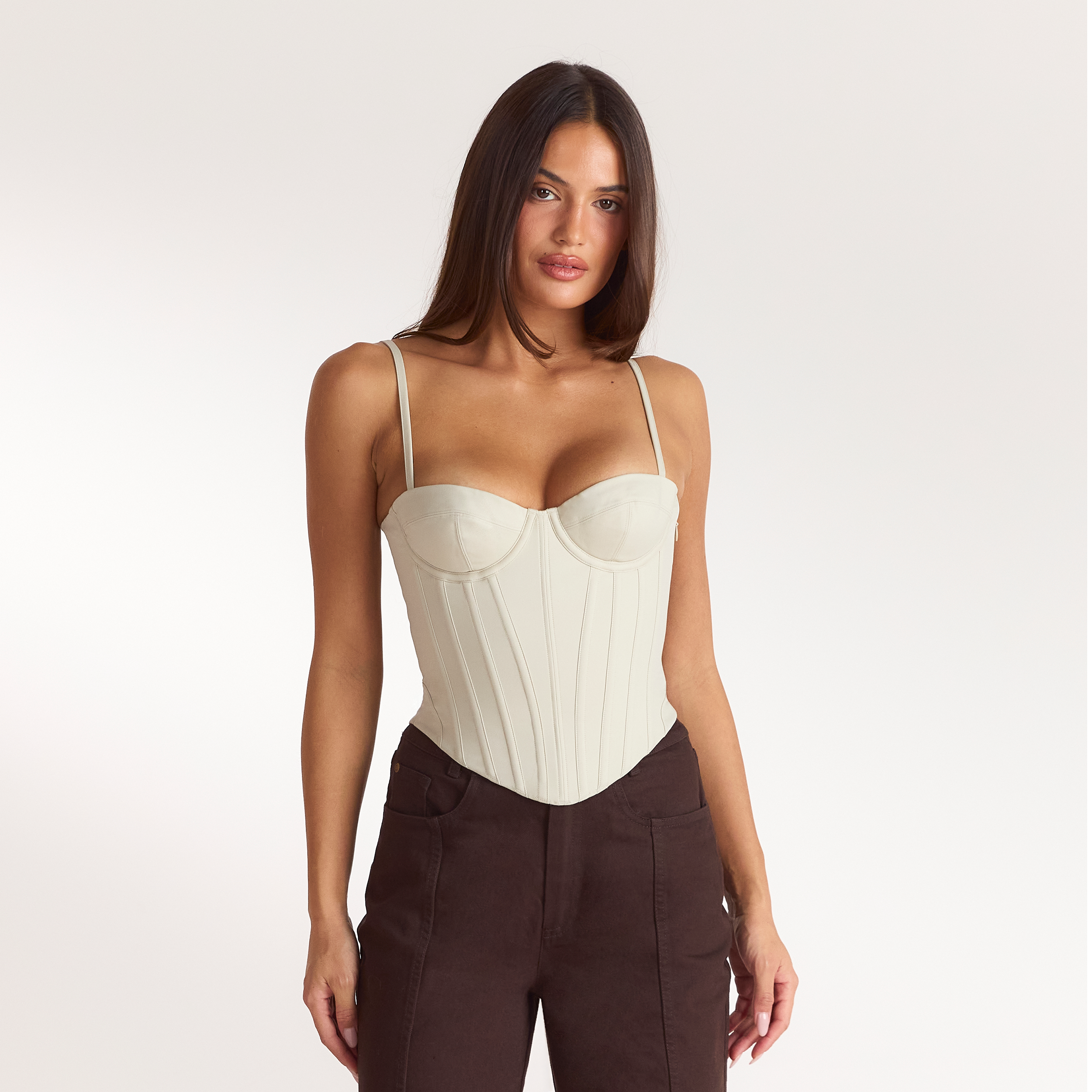Sculpt Korsett-Top | Sculpt Korsett-Top - Steingrau