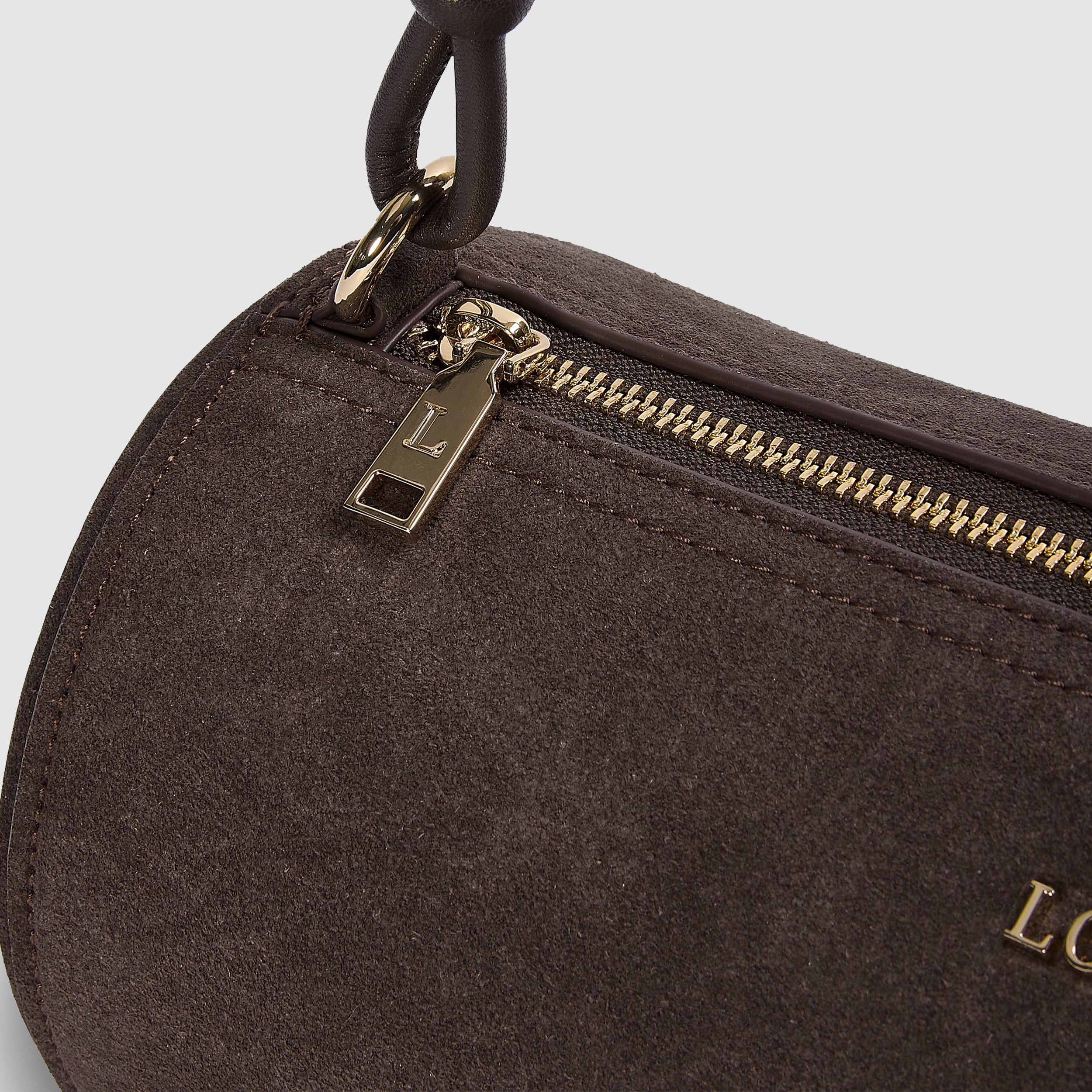 Miffy Barrel-Schultertasche | Miffy Barrel-Schultertasche - Schokolade