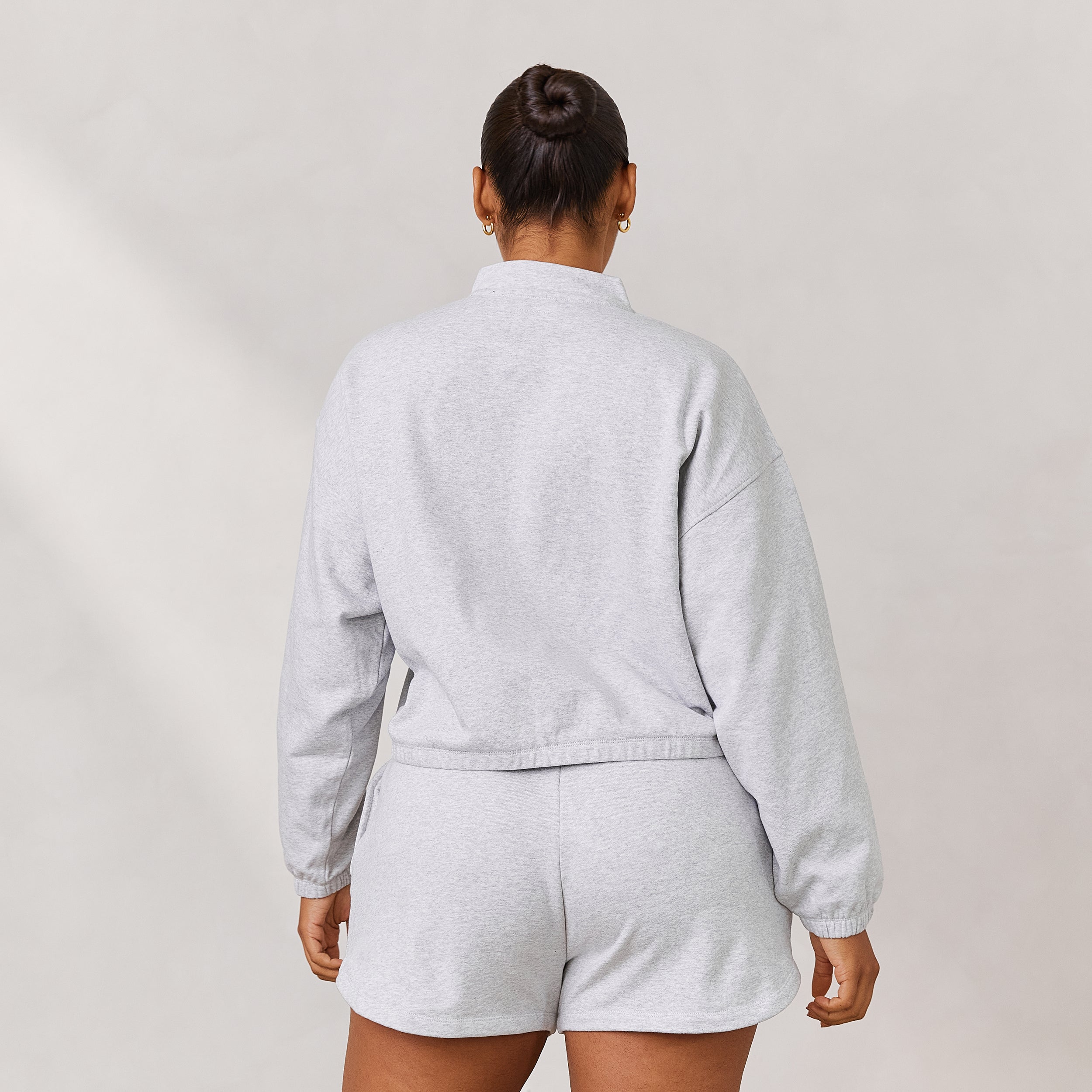 Varsity Pullover mit Viertel-Zip | Amber, M