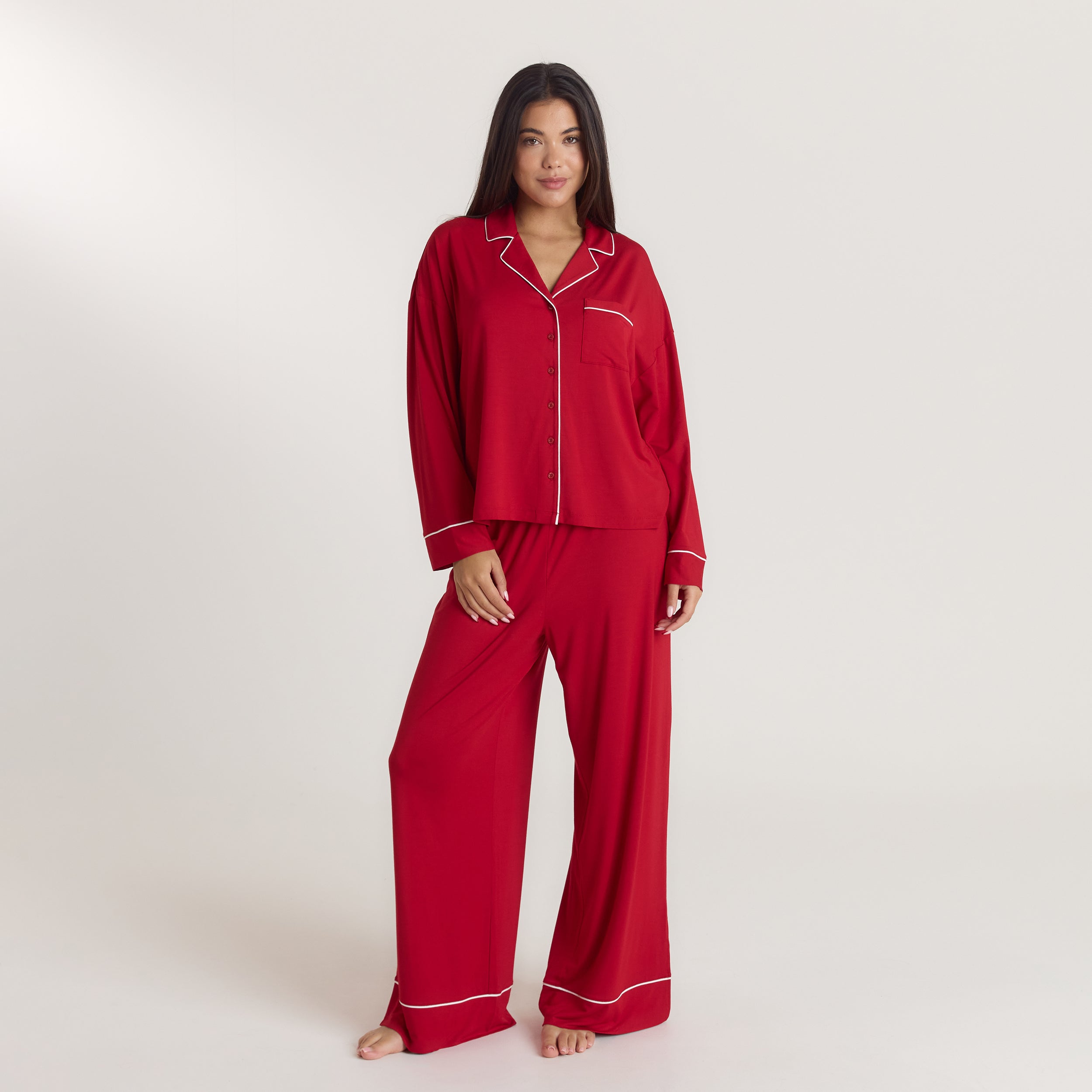 Alpine Dreams Pyjamahosen   | Alpine Dreams Pyjamahosen   - Rot