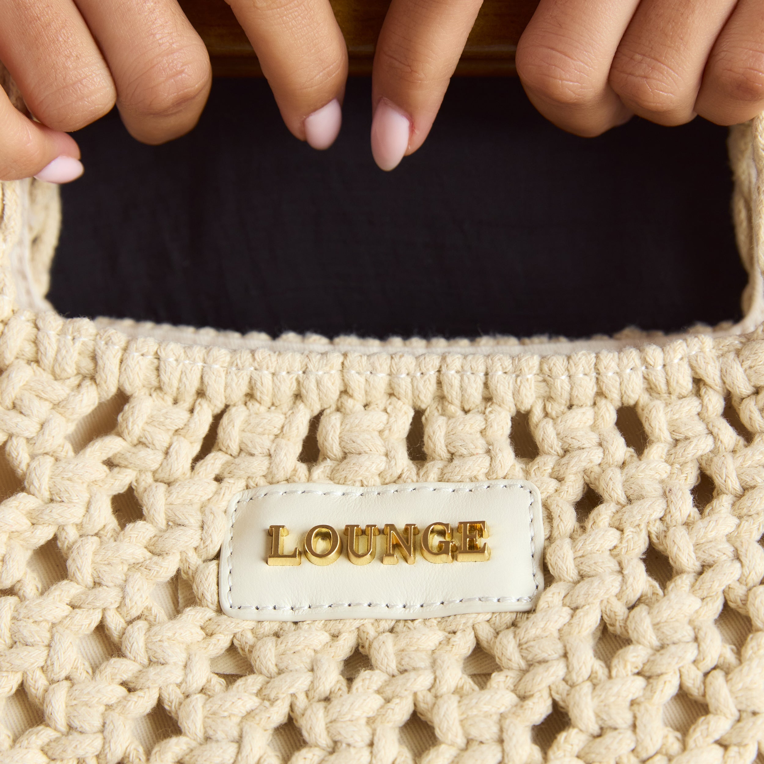 Clover Clutch | Clover Clutch - Crèmefarbe