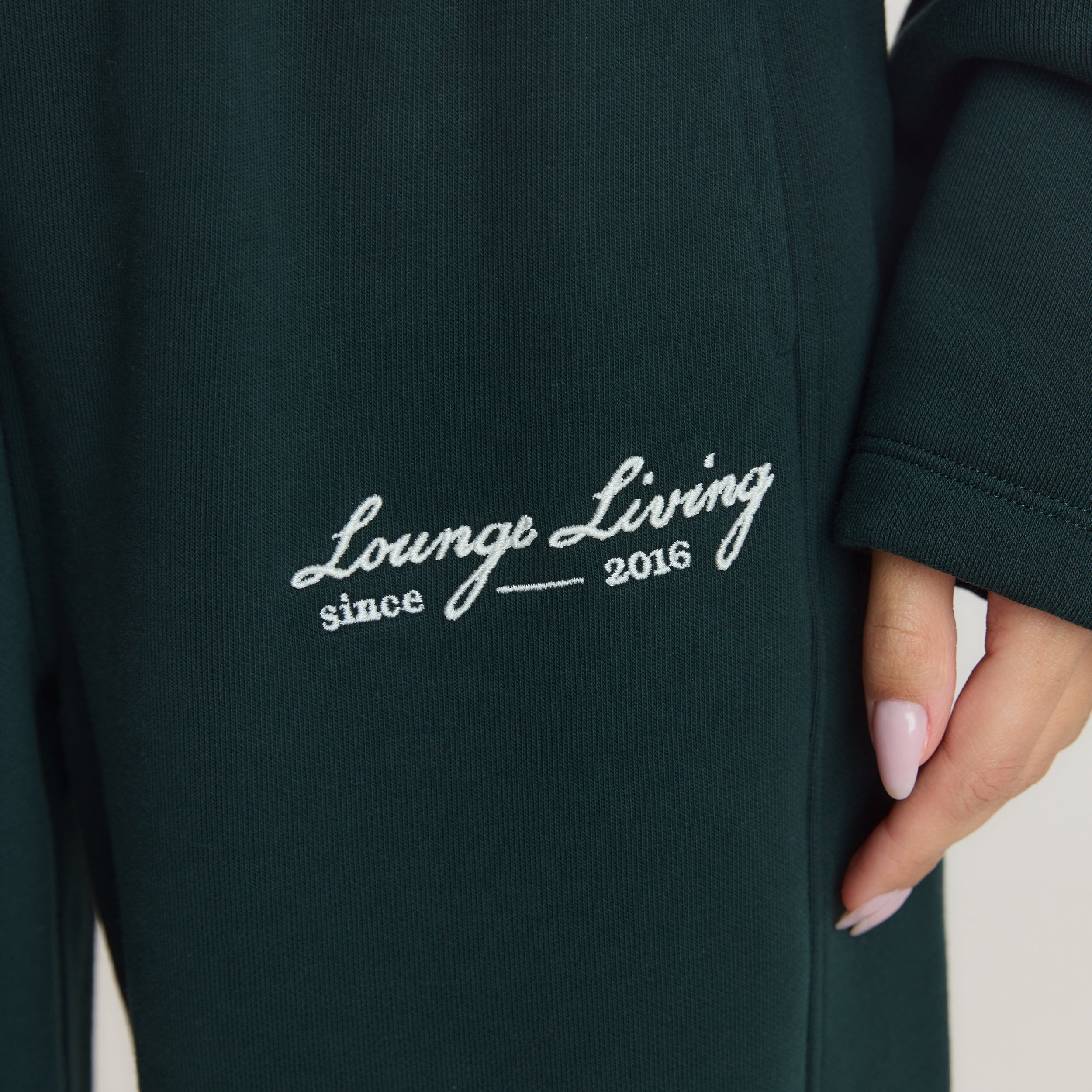 Lounge Living Gerade Jogger | Lounge Living Gerade Jogger - Waldgrün