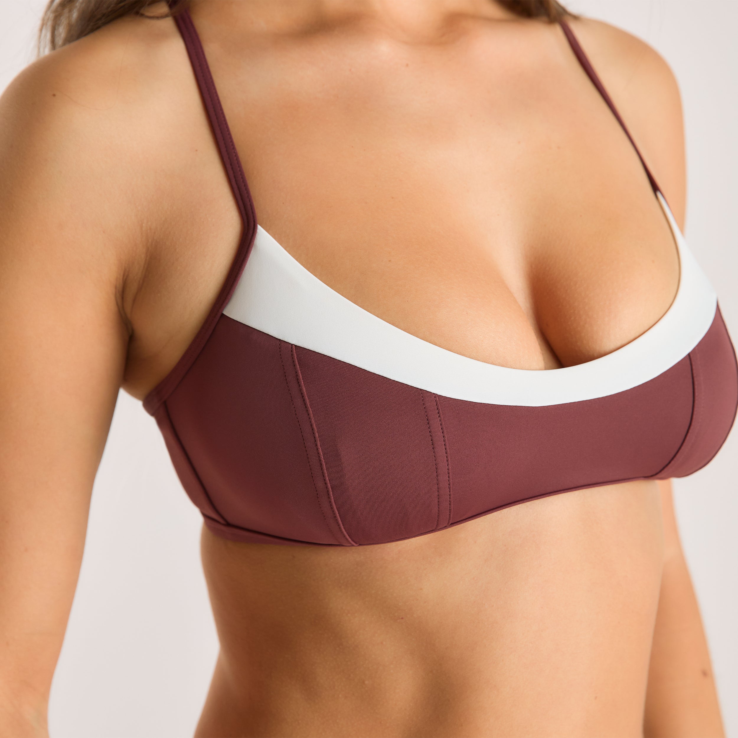 Monaco Bralette Bikini-Oberteil | Monaco Bralette Bikini-Oberteil - Pflaume