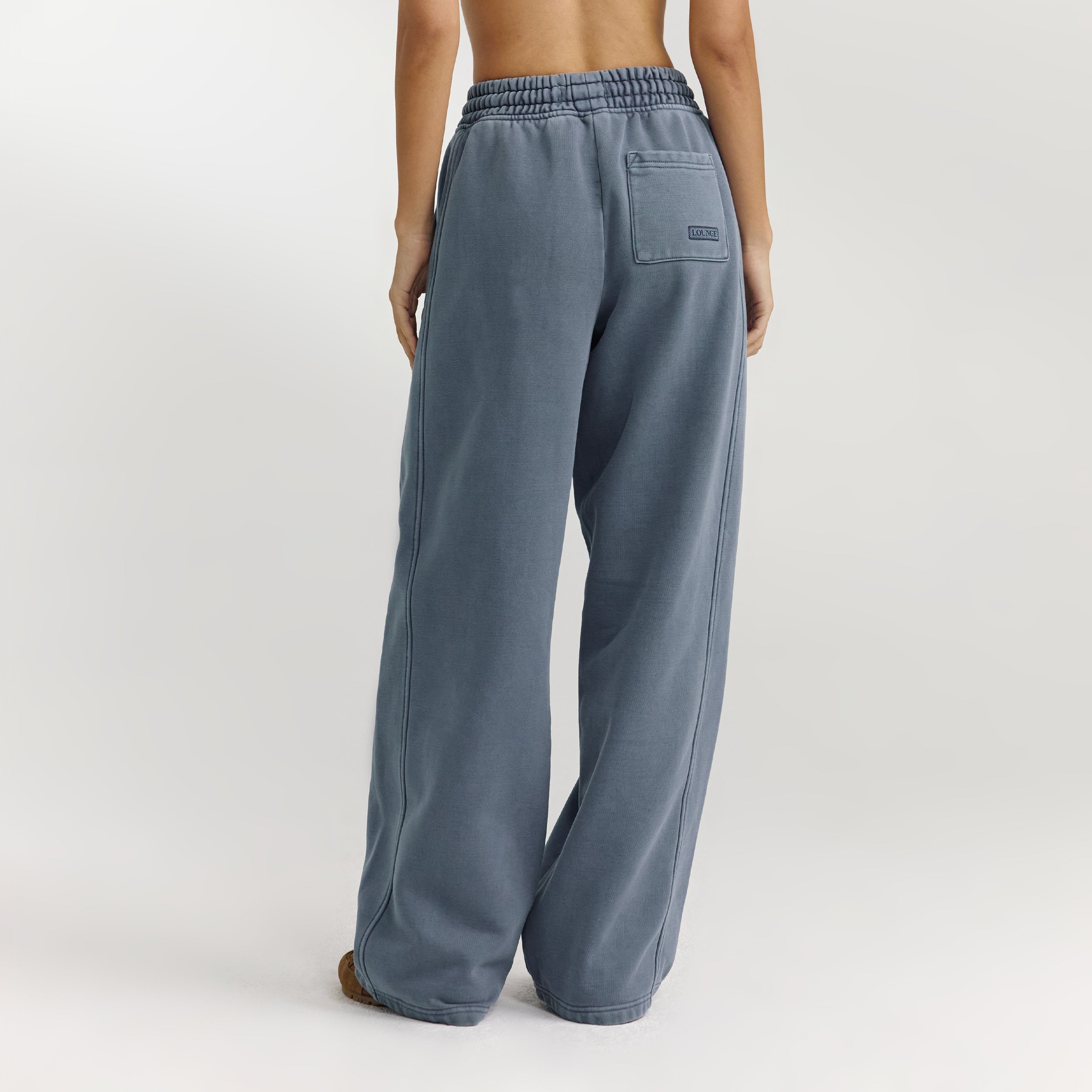 Gerade Joggers | Gerade Joggers - Gewaschenes Blau