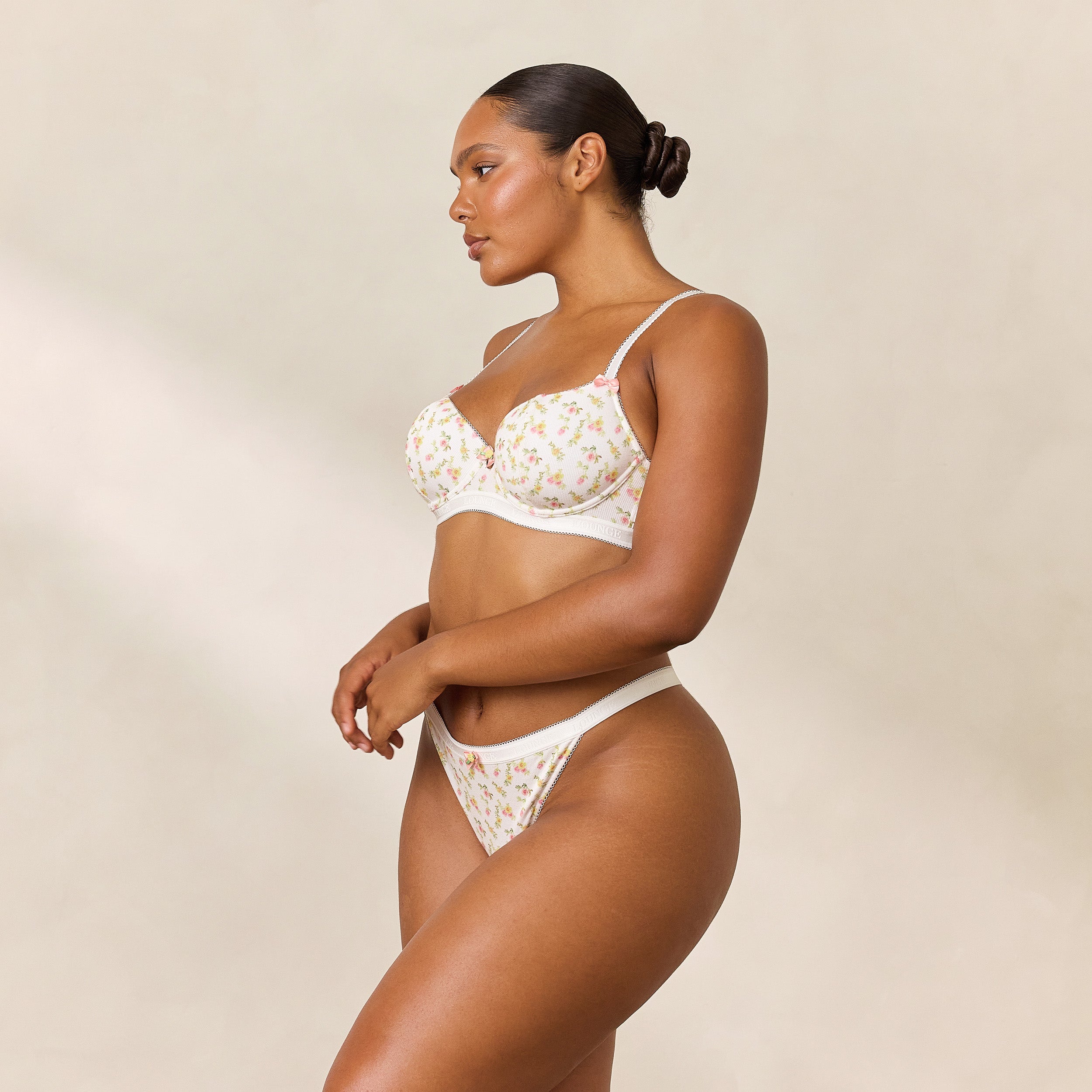 Rosebud Gerippter Balcony BH | Amber, 80D/L