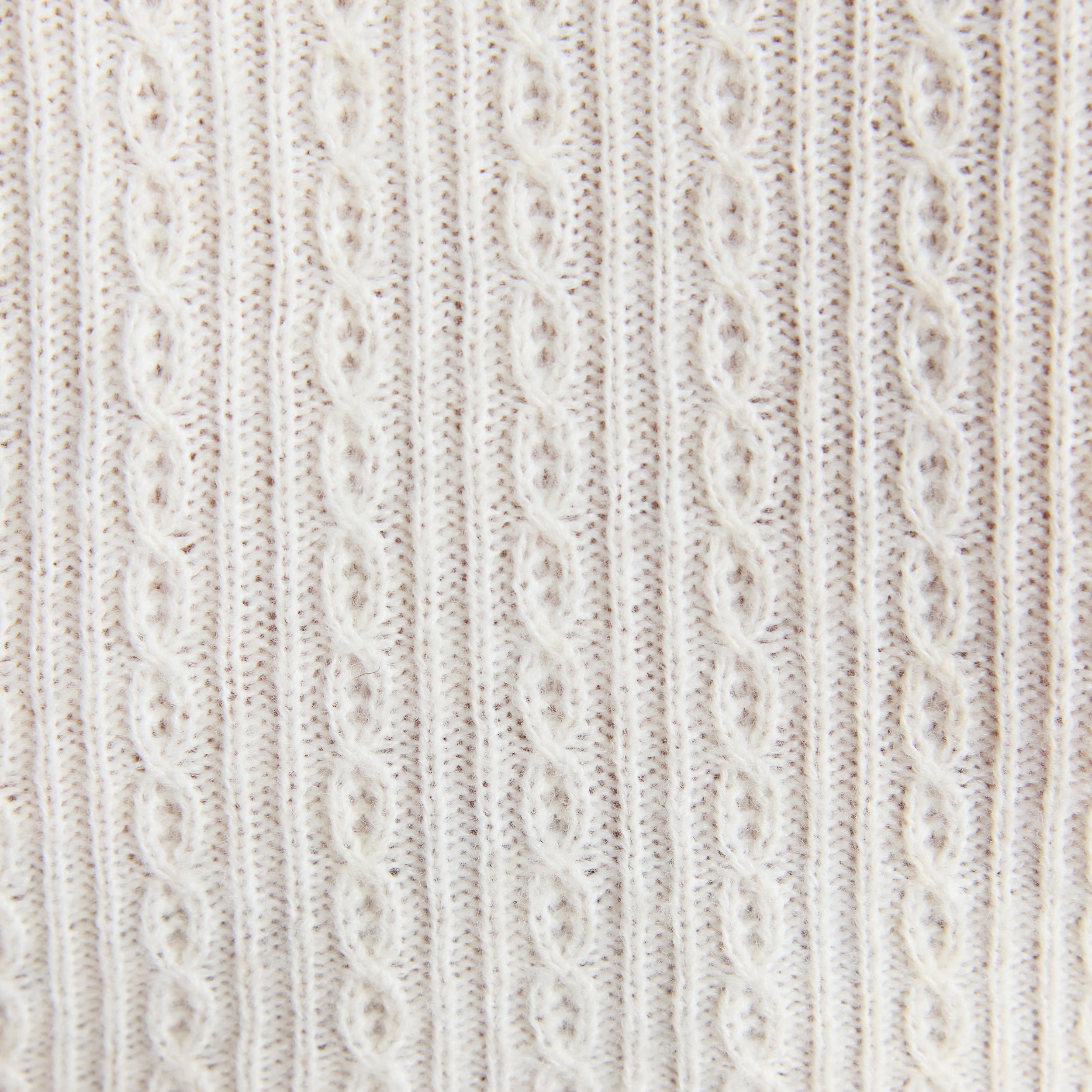 Feinstrick-Cardigan | Feinstrick-Cardigan - Crèmefarbe
