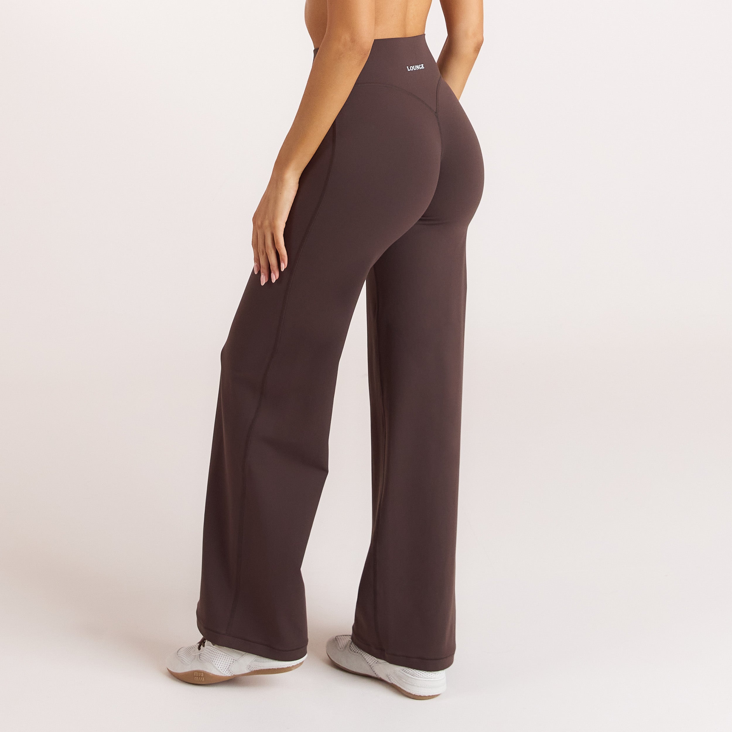 ContourSoft™ Gerade Leggings - Dunkle Schokolade
