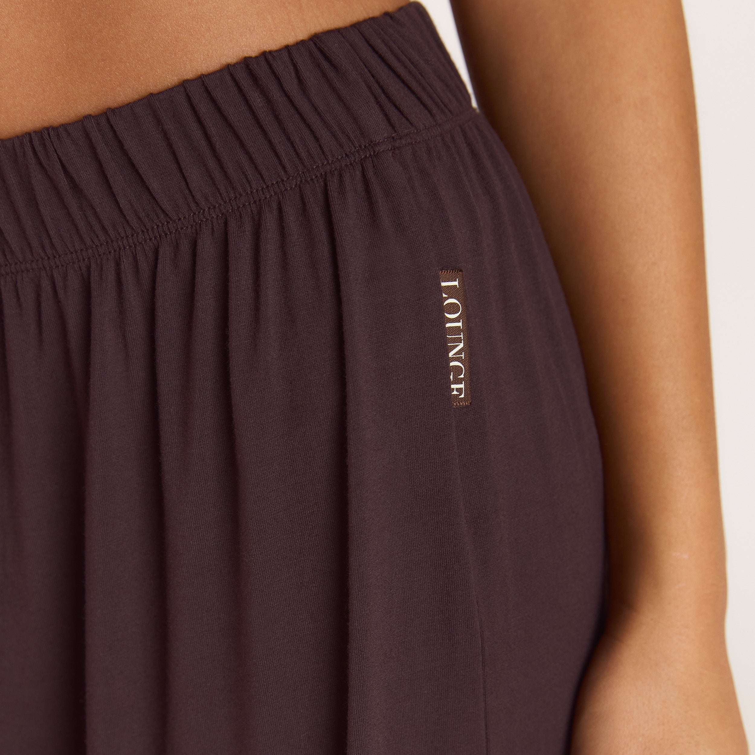 Modal Pyjama Hose | Modal Pyjama Hose - Dunkle Schokolade