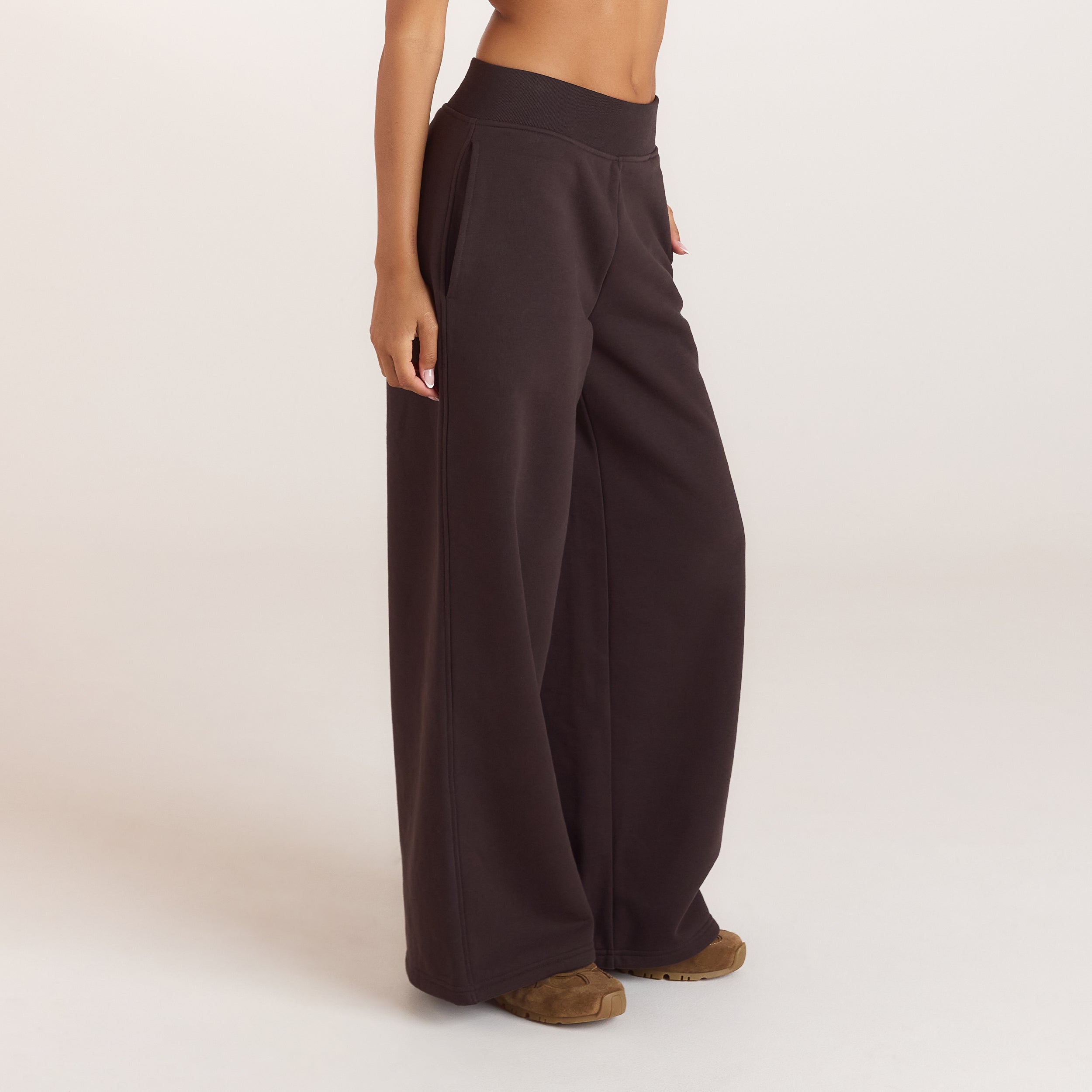 Joggers mit Geradem-Bein | Joggers mit Geradem-Bein - Dunkle Schokolade