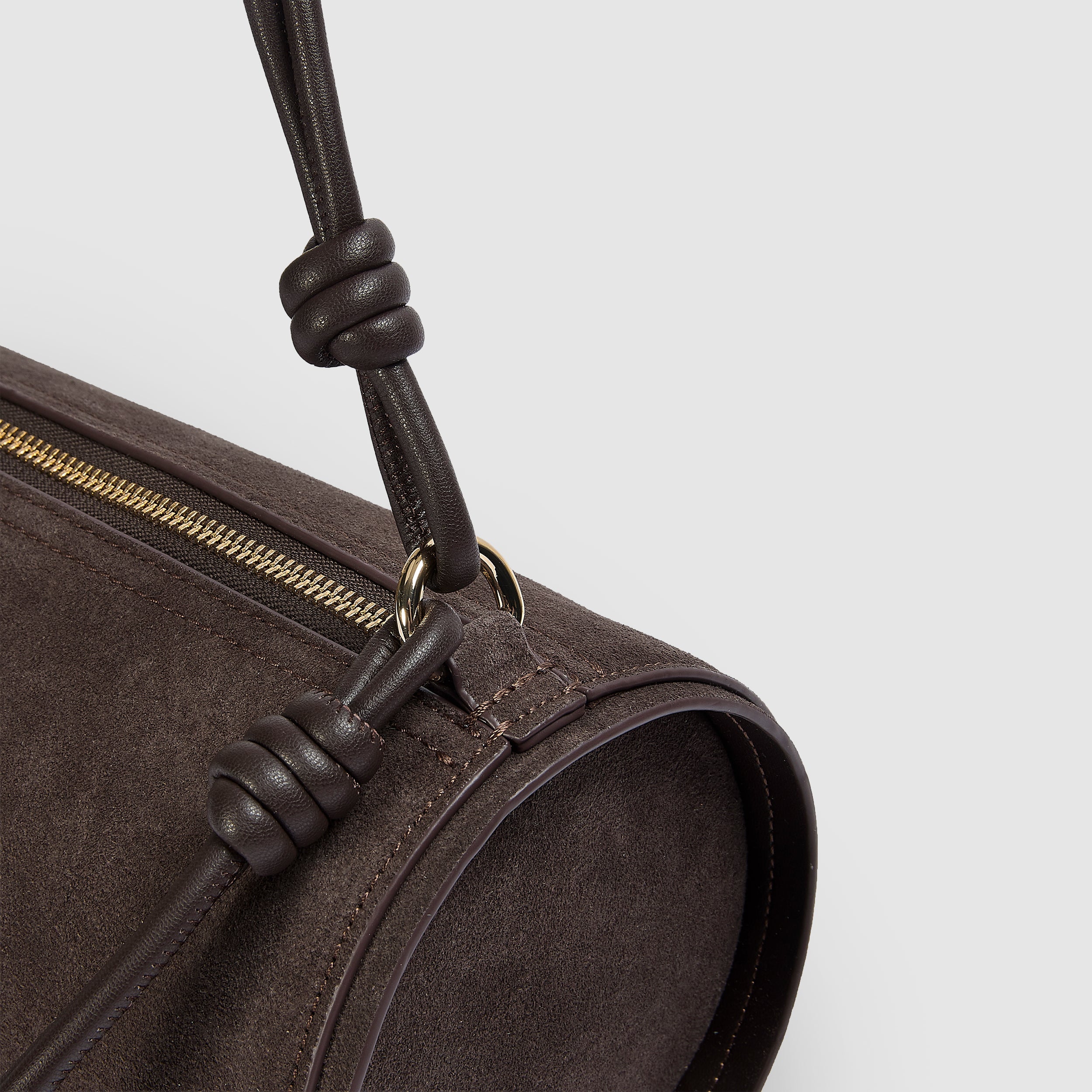 Miffy Barrel-Schultertasche | Miffy Barrel-Schultertasche - Schokolade