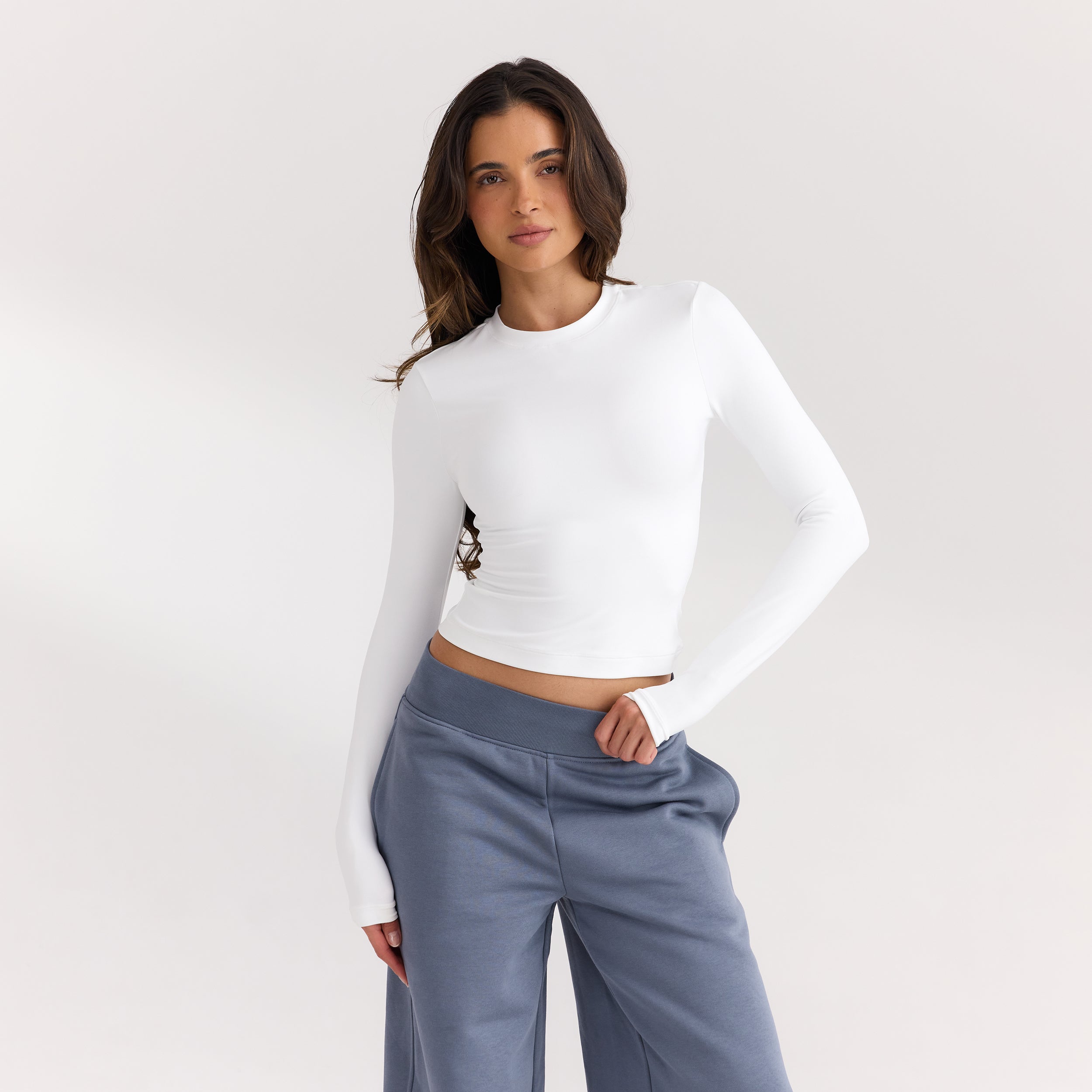 ContourSoft™ Langärmeliges Top  | ContourSoft™ Langärmeliges Top  - Weiss
