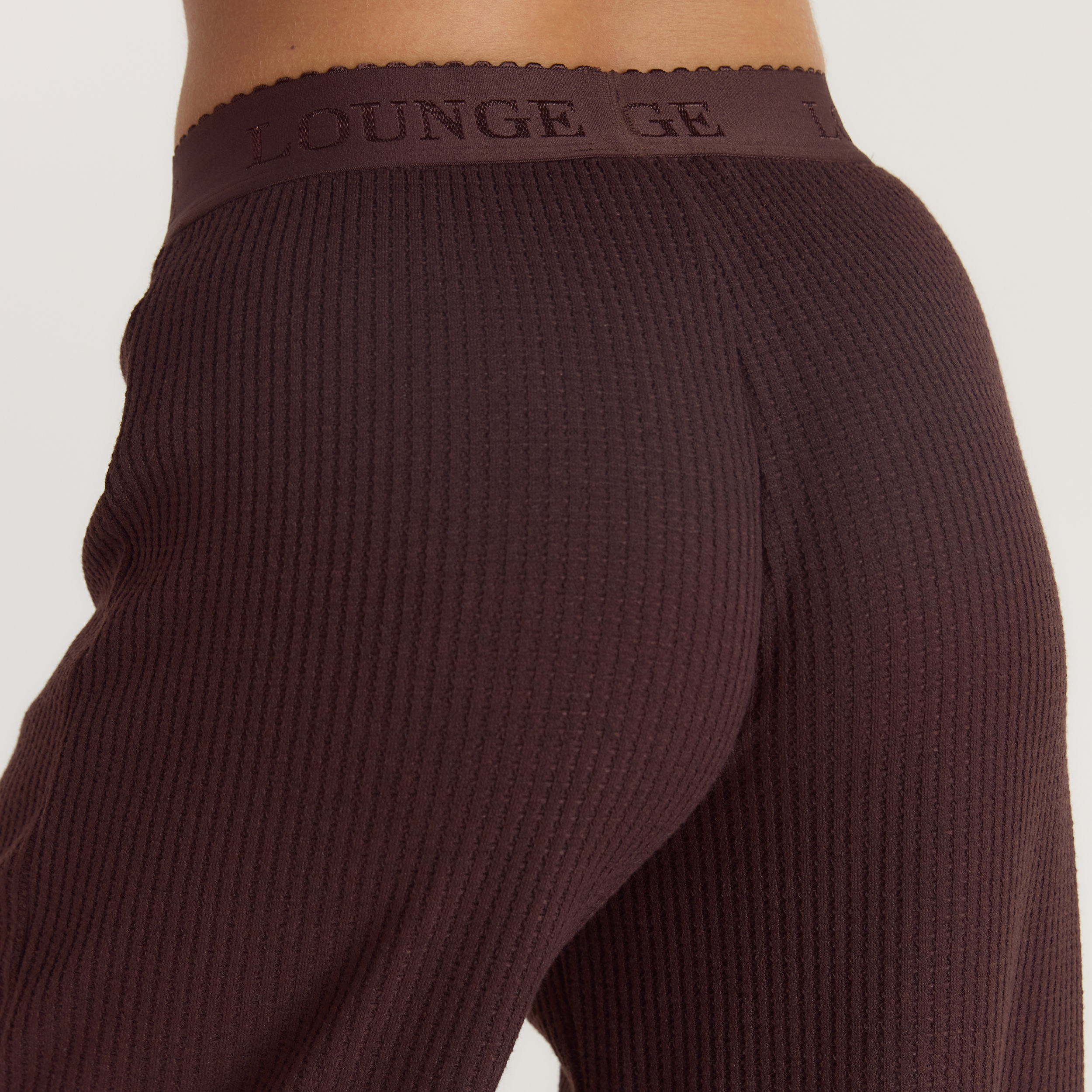 Soft Waffle Pyjama-Hose | Soft Waffle Pyjama-Hose - Dunkle Schokolade