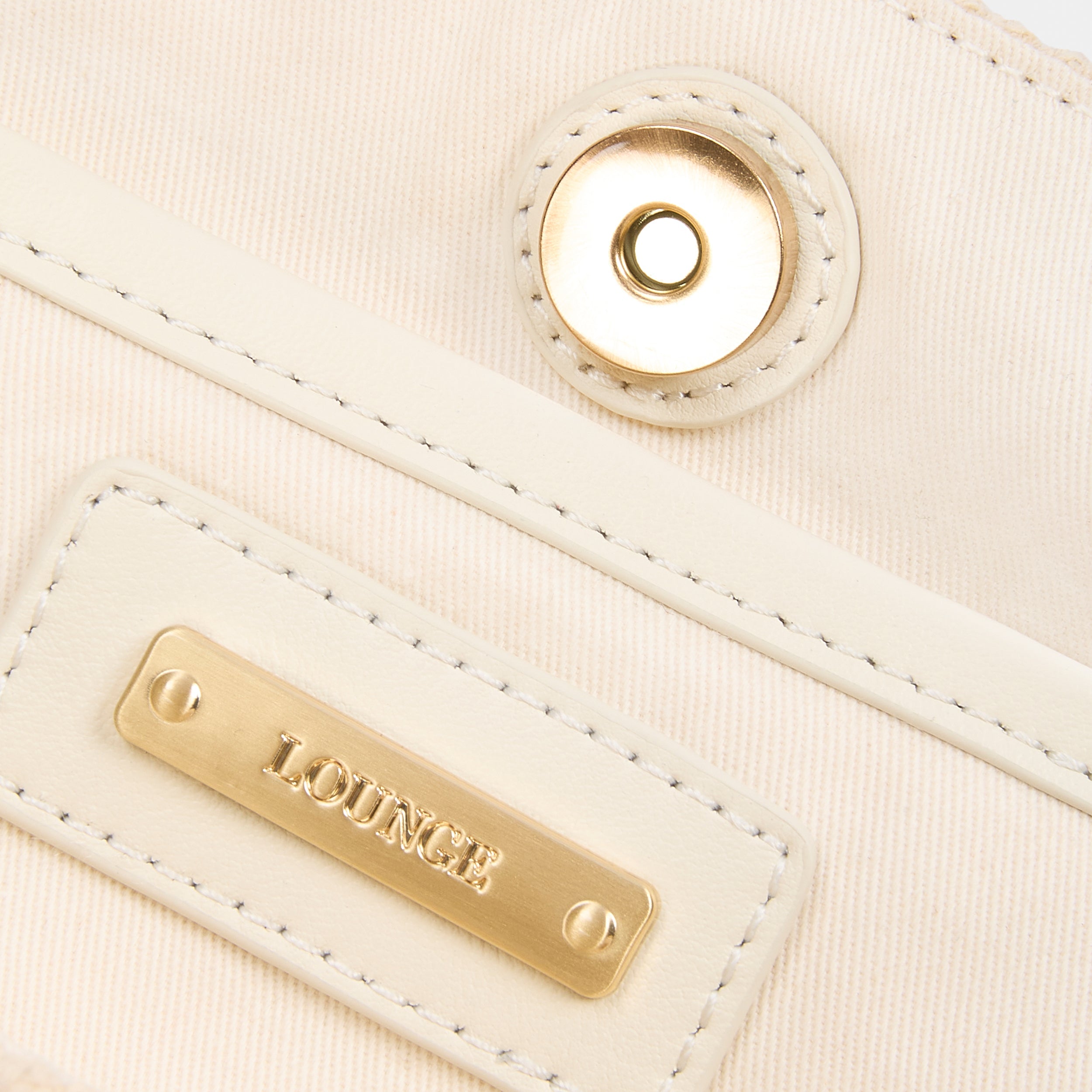 Clover Clutch | Clover Clutch - Crèmefarbe